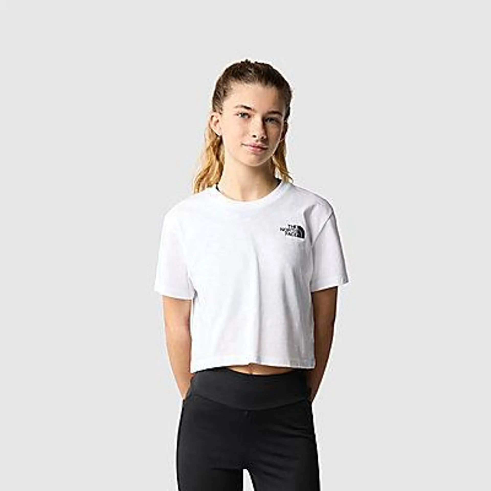 Kort Simple Dome-T-shirt voor meisjes