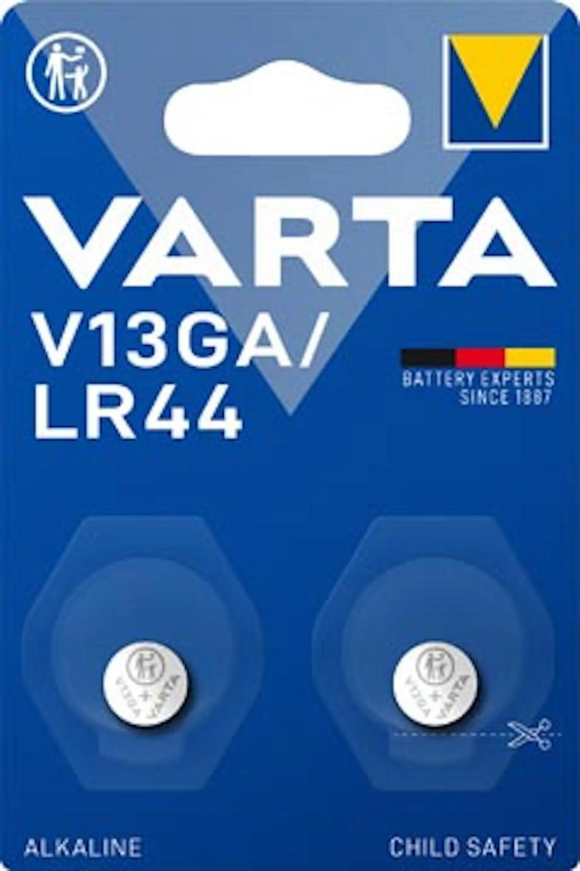 Varta batterij Alkaline Special V13GA, blister van 2 stuks