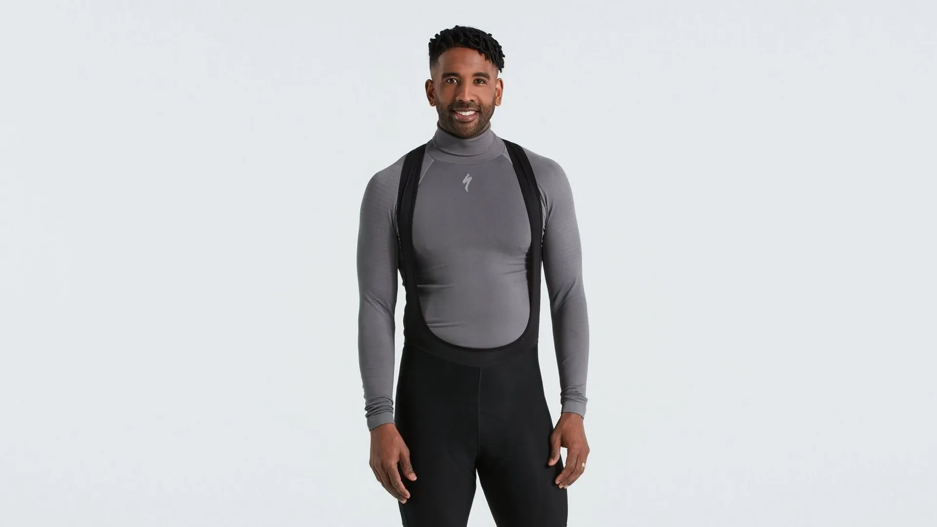 Men's Seamless Roll Neck Long Sleeve Base Layer