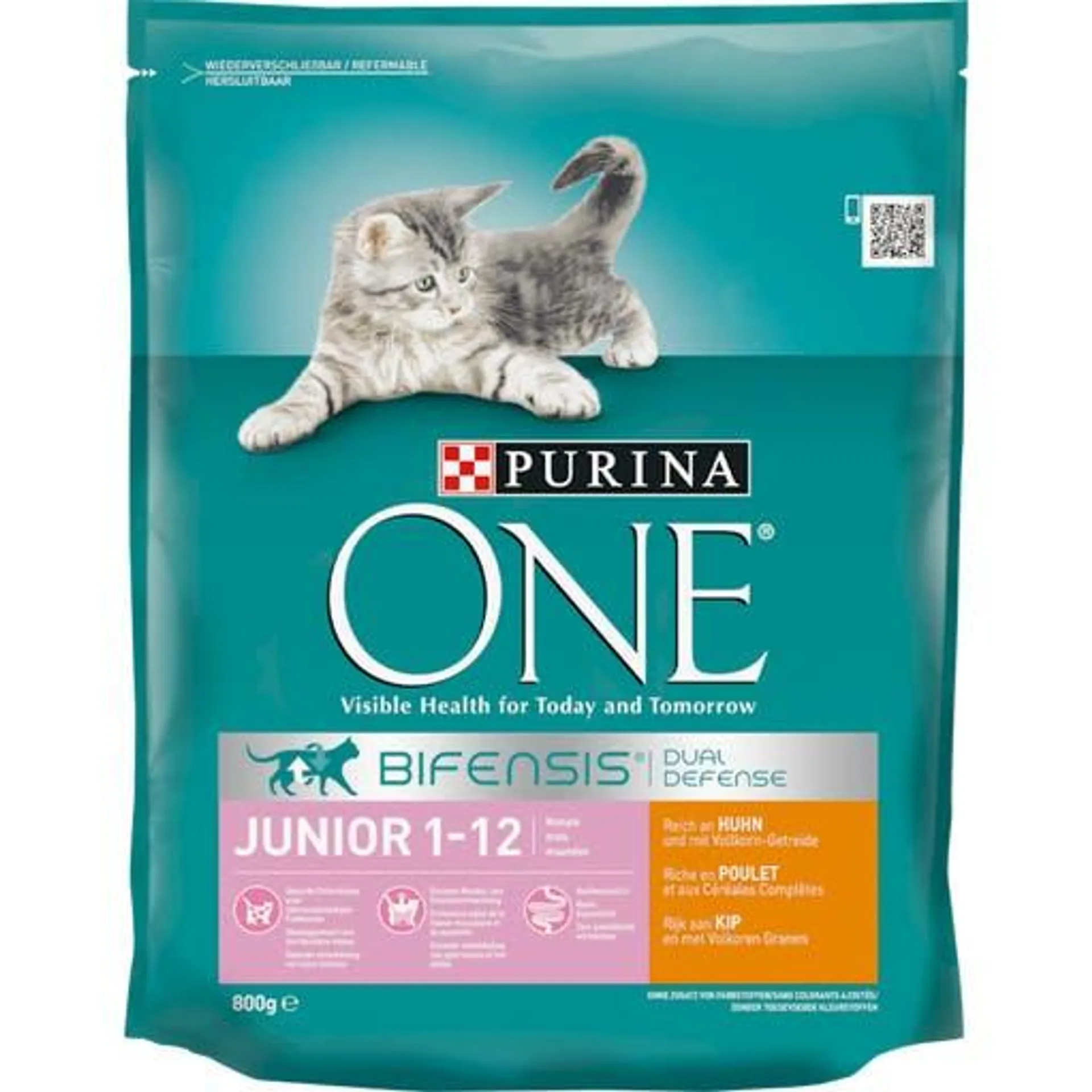 Droogvoer voor kittens met kip 800 g