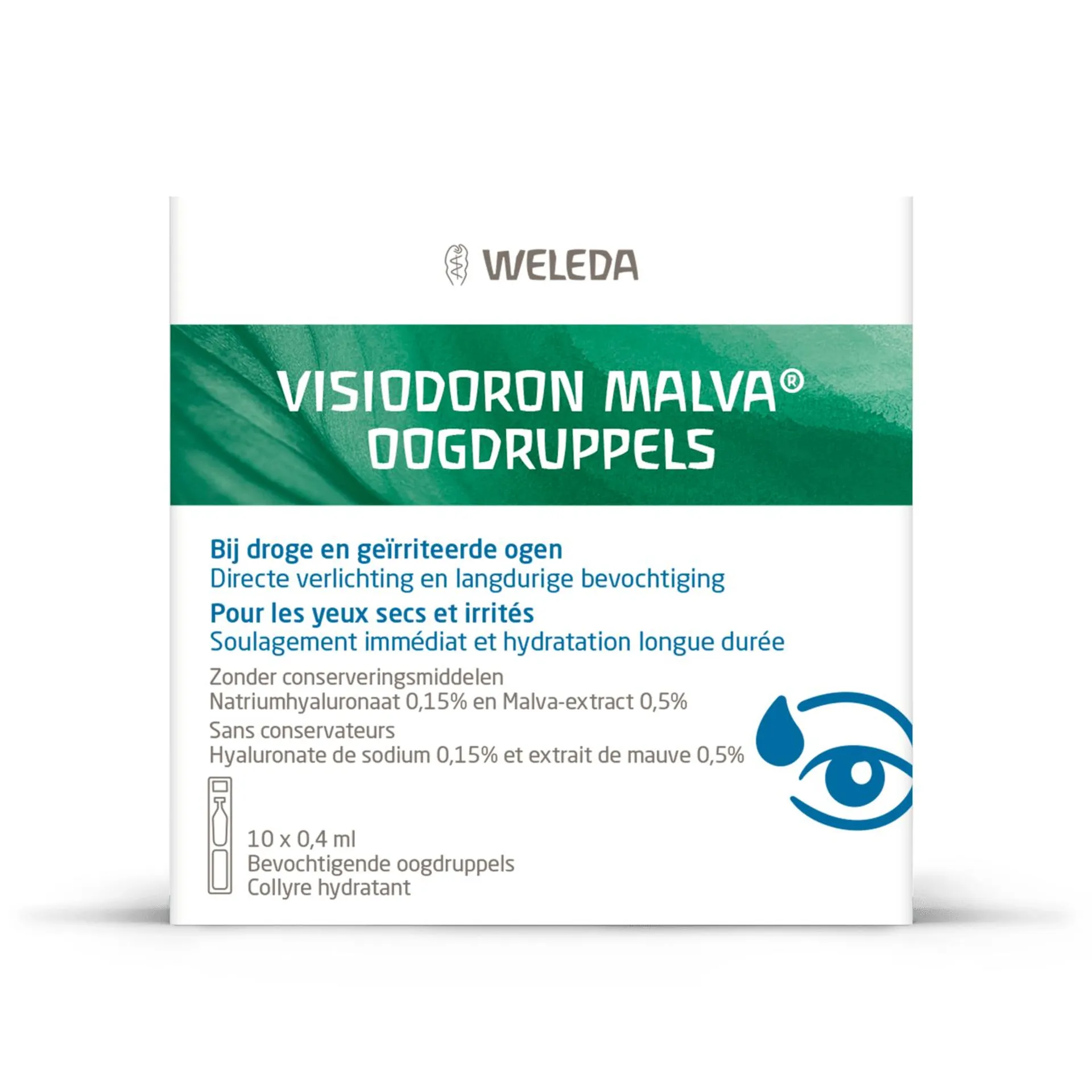 Weleda Visiodoron malva oogdruppels 0.4 ml 10 ampullen