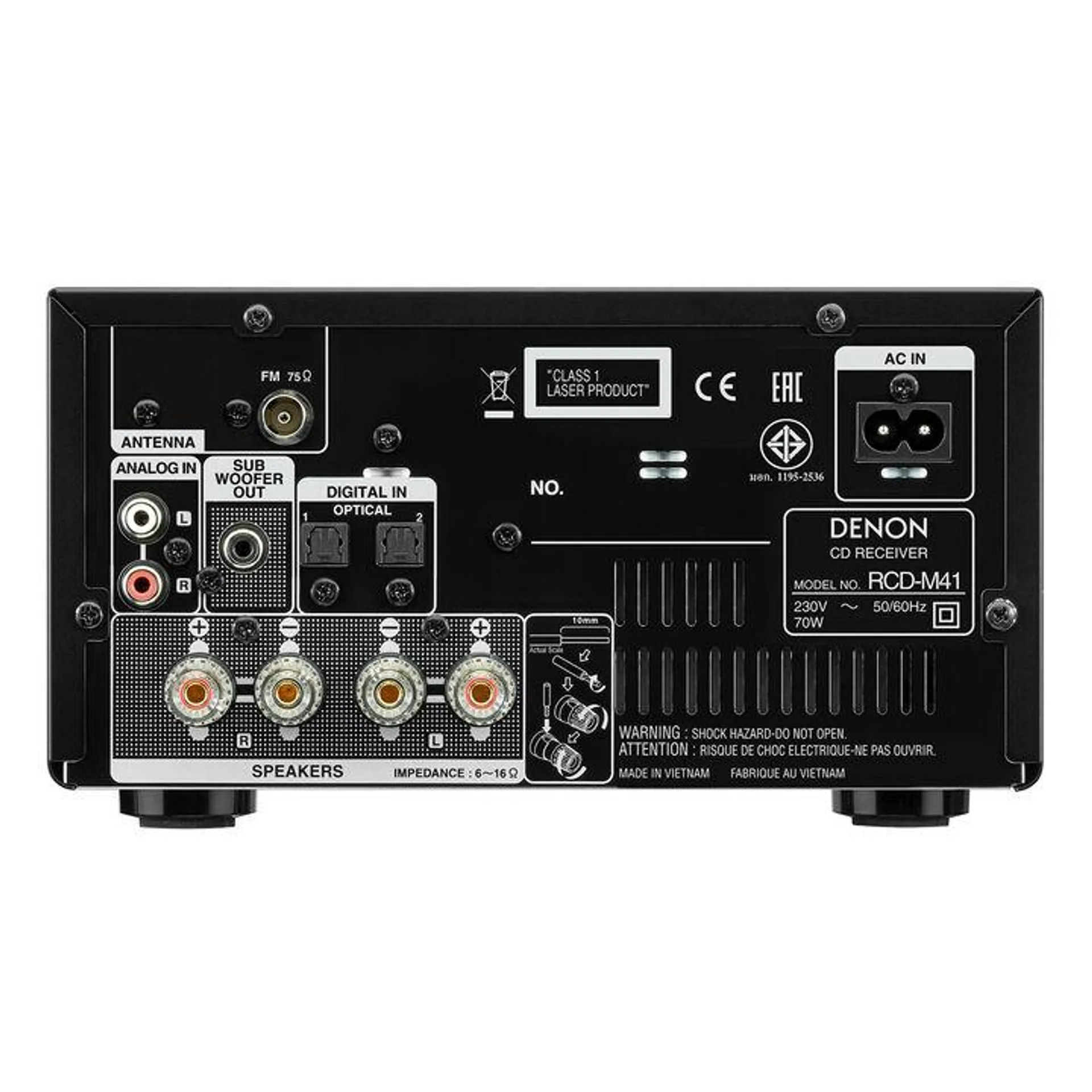 Denon RCD-M41 Zwart