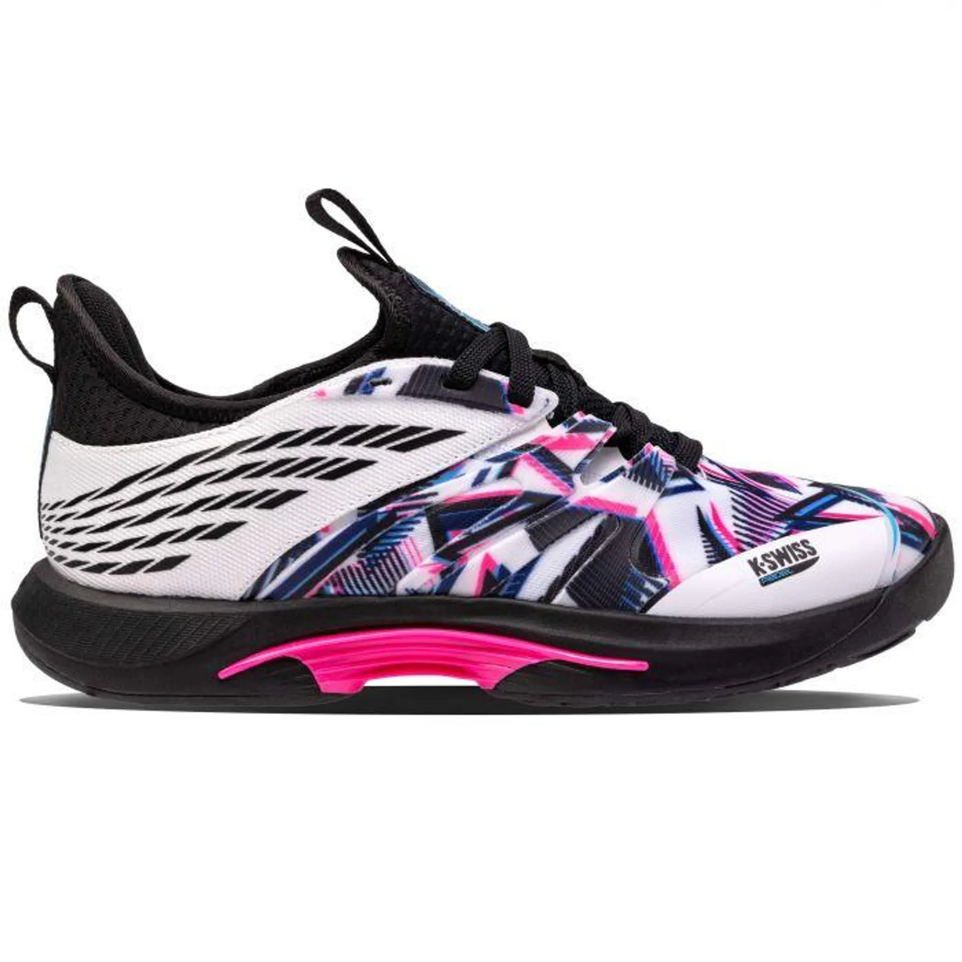 Speedtrac 08912 padelschoenen heren white black neon pink