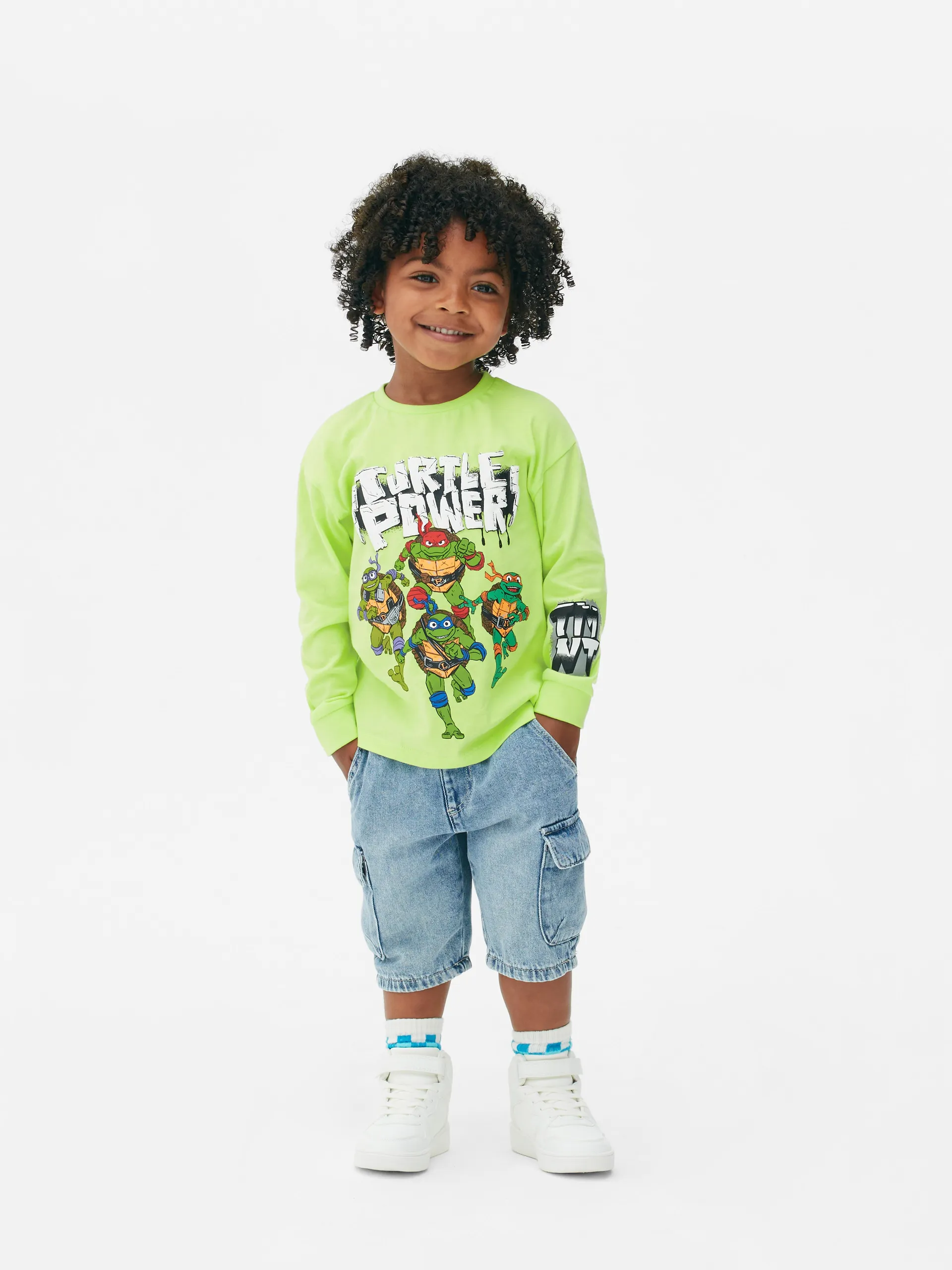 T-shirt met lange mouwen en print Teenage Mutant Ninja Turtles