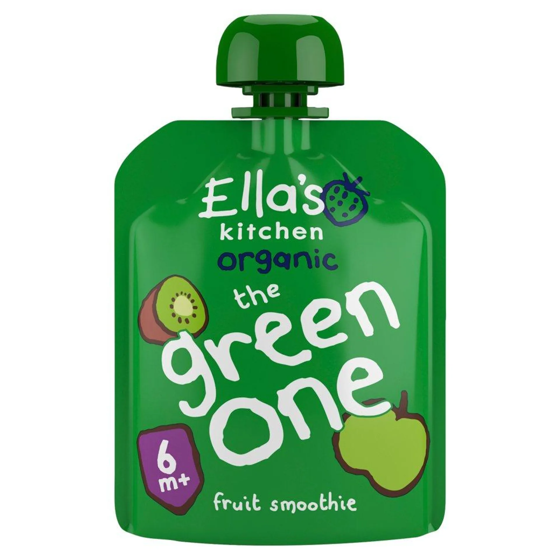 Ella's Kitchen Fruit smoothie the green one 6+ biologisch 90 g