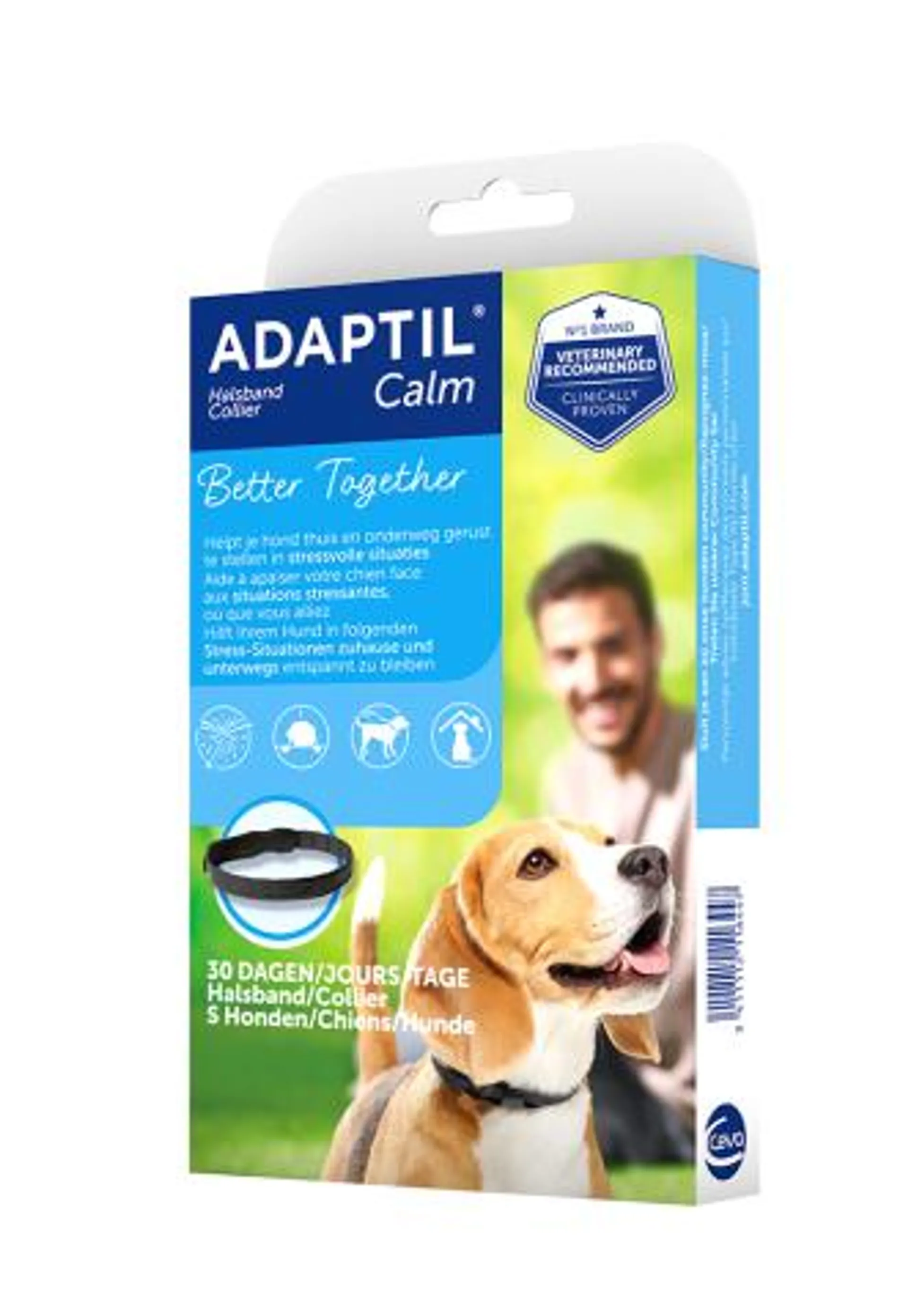 Adaptil Calm Halsband S/M - Anti Stress - 1 stuk