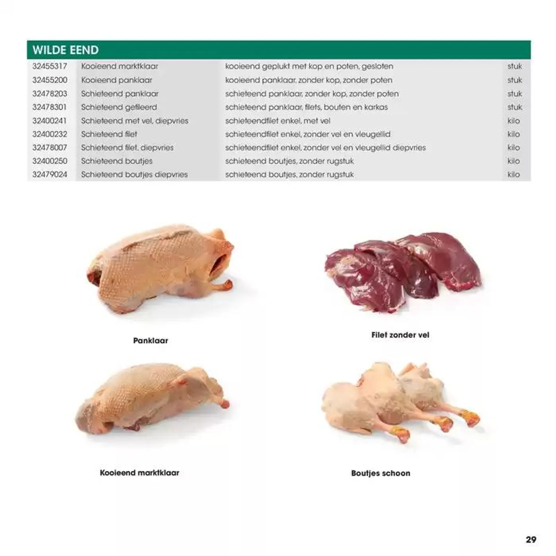 Wildbrochure 2024/2025 van 25 september tot 25 september 2025 - Folder pagina 29