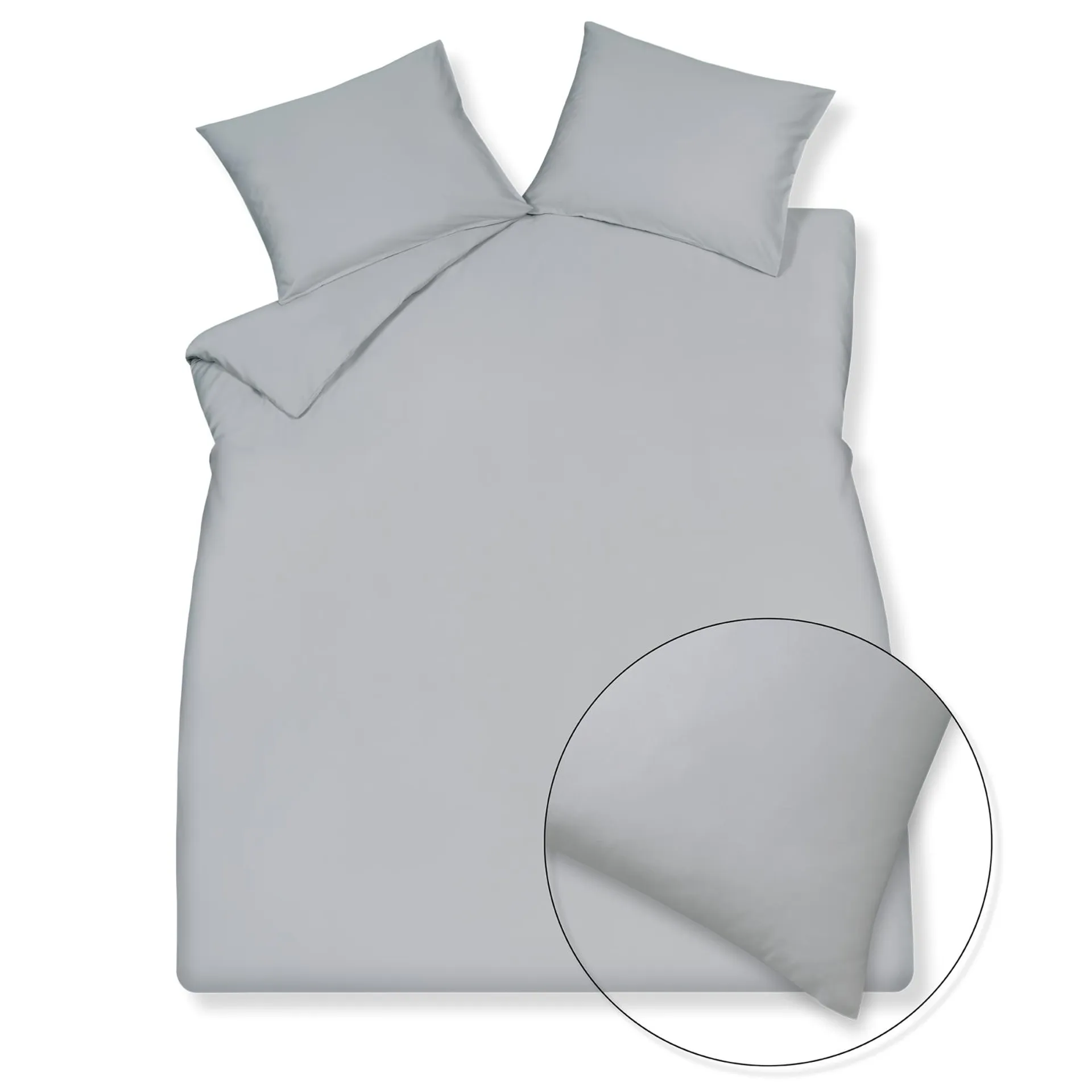 HOME VENICE dekbedovertrekset | soft grey