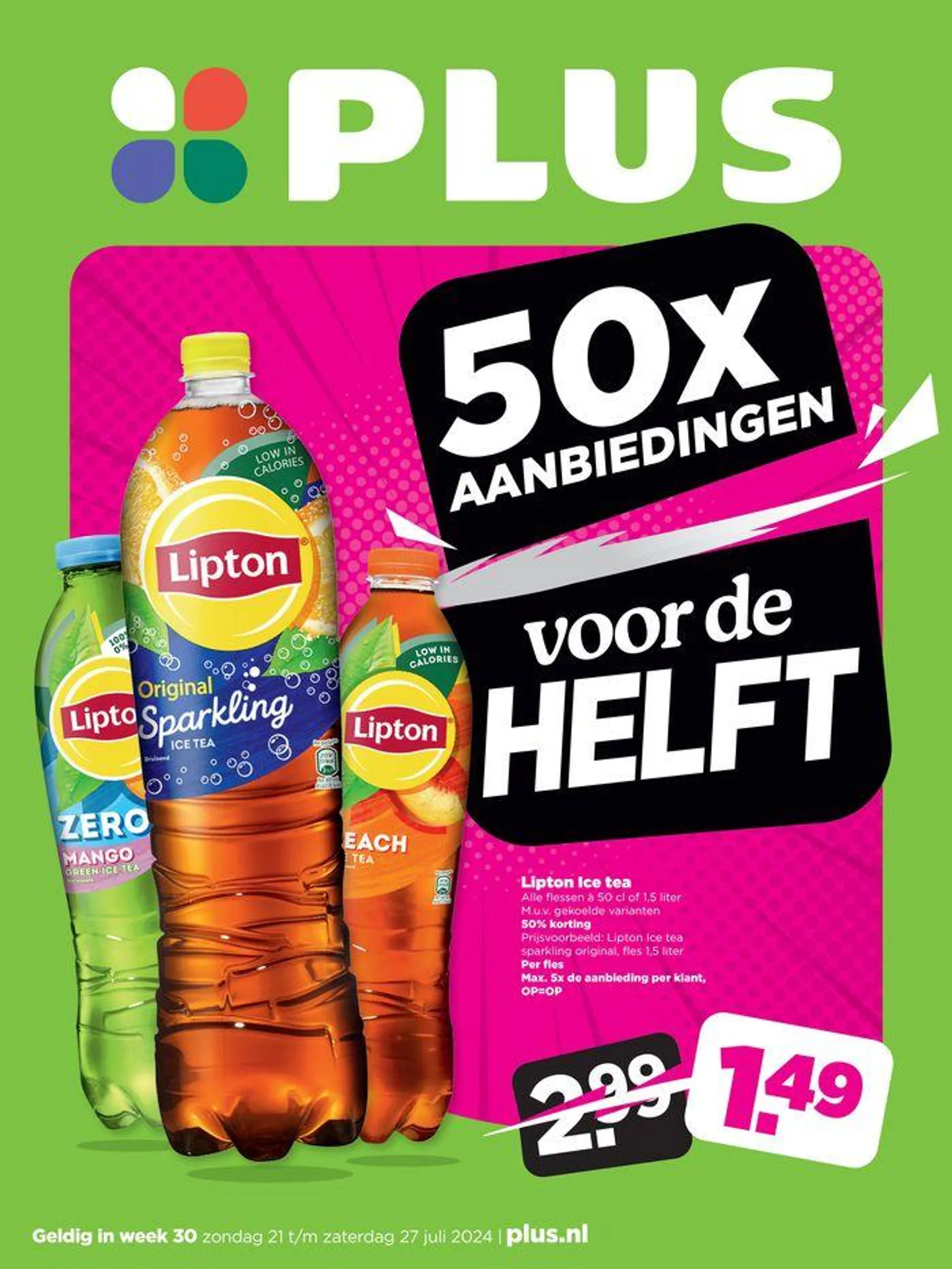 Actuele deals en aanbiedingen van 21 juli tot 27 juli 2024 - Folder pagina 1