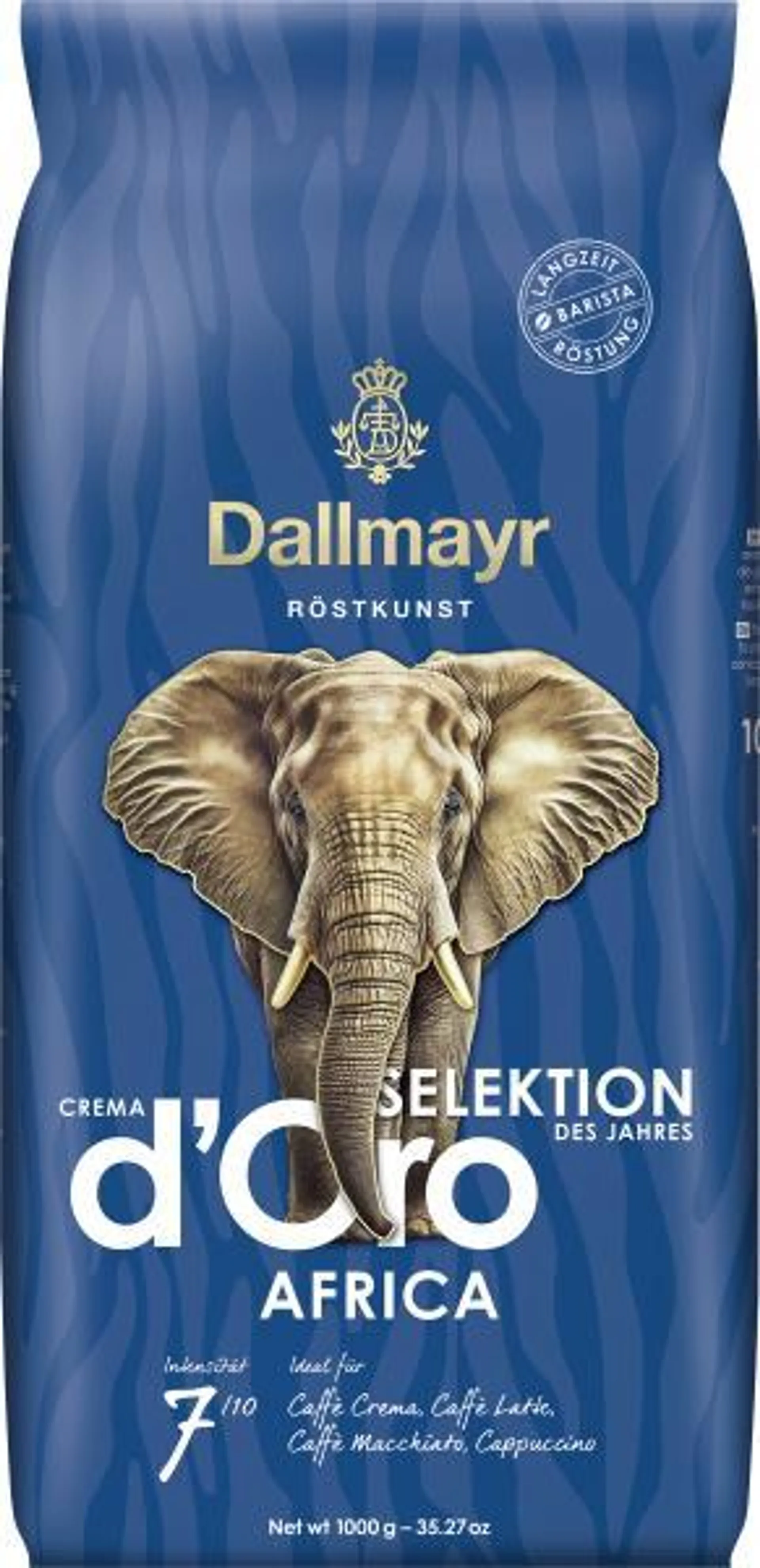 Dallmayr Crema d'Oro Selektion des Jahres ganze Bohnen 1 kg