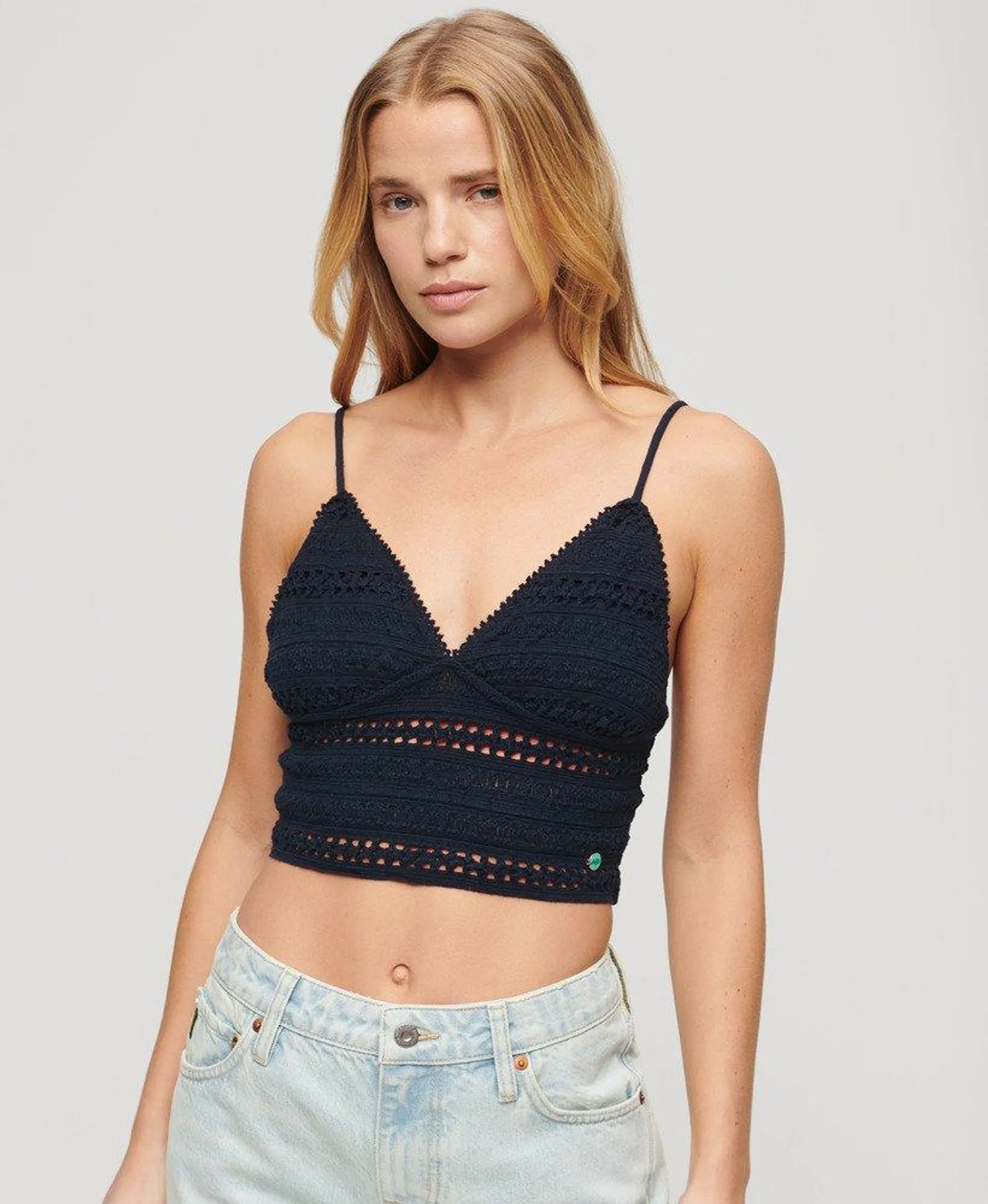 Jersey kanten bralette