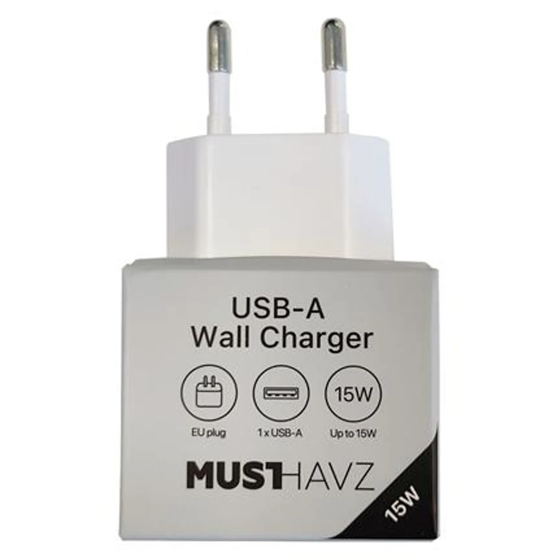 Musthavz thuislader USB-A Wit