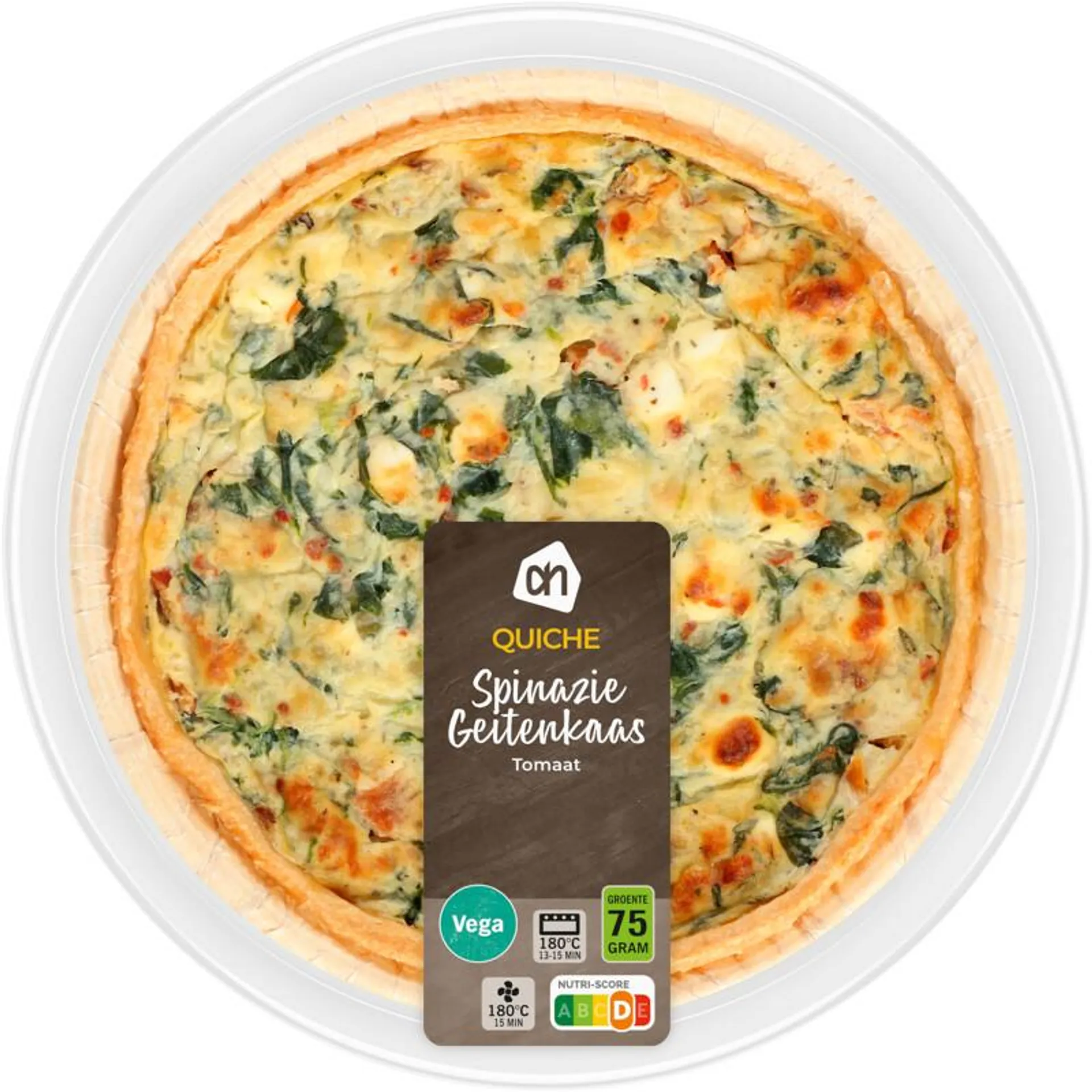 AH Quiche spinazie geitenkaas