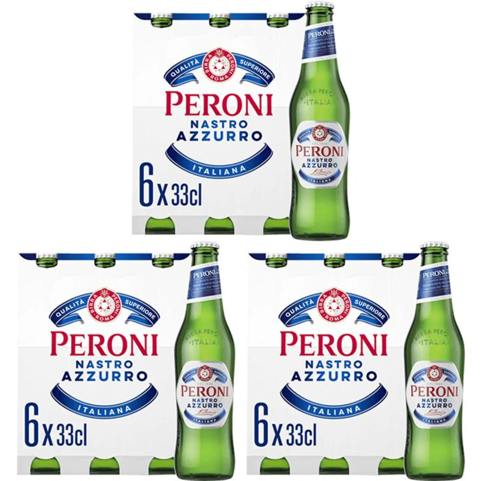 Peroni Nastro Azzurro 3-pack