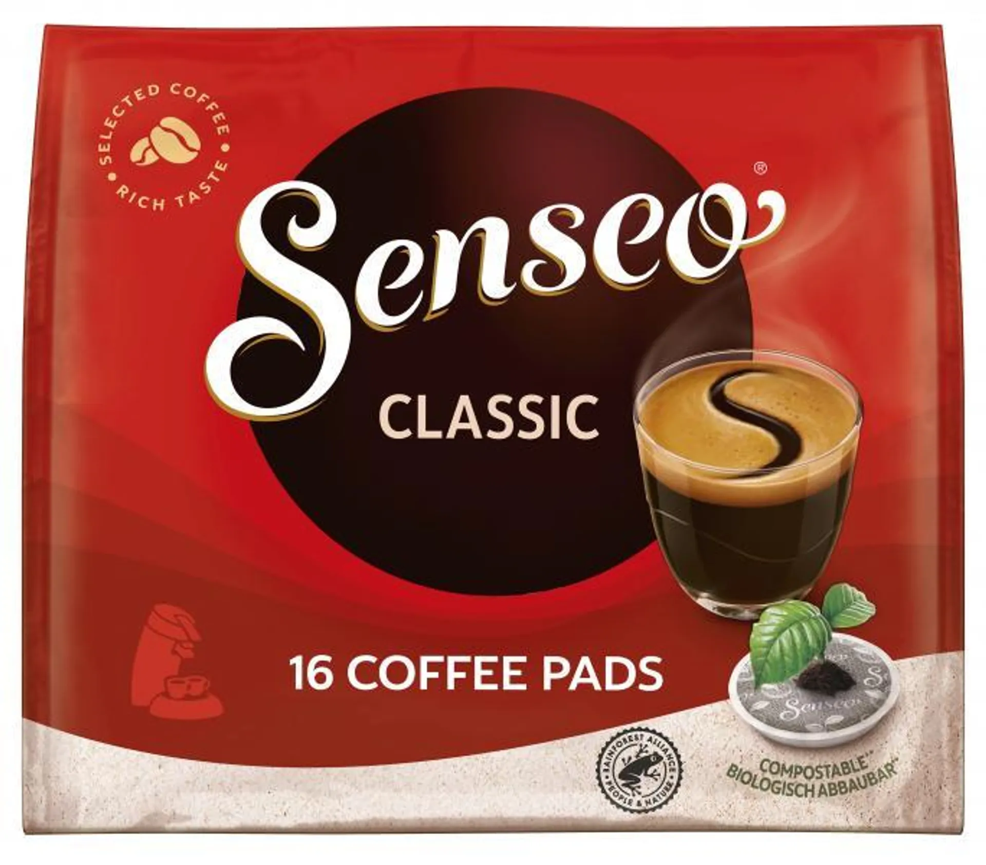 Senseo Pads Classic, 16 Kaffepads