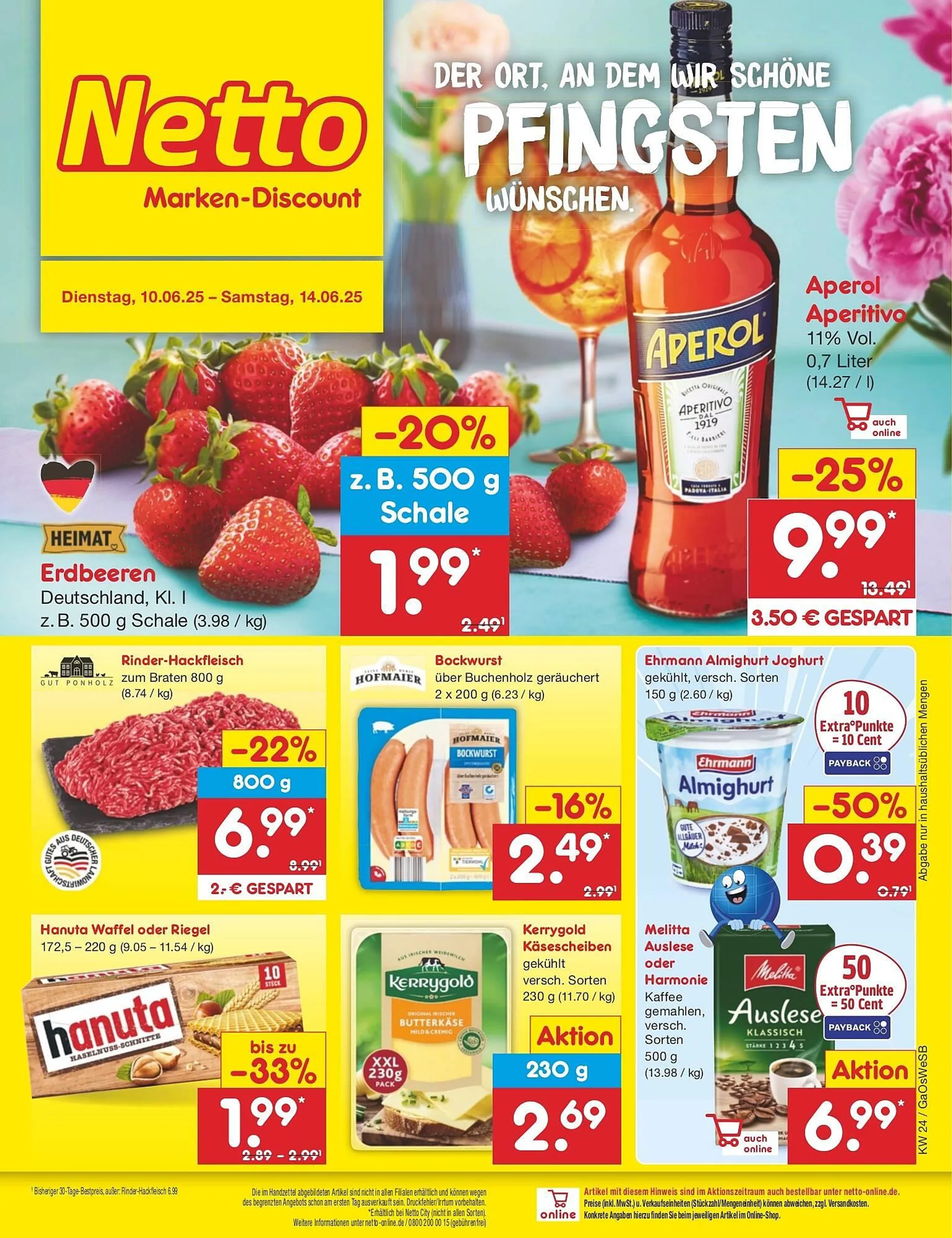 Netto Marken-Discount DE folder van 10 juni tot 14 juni 2025 - Folder pagina 1