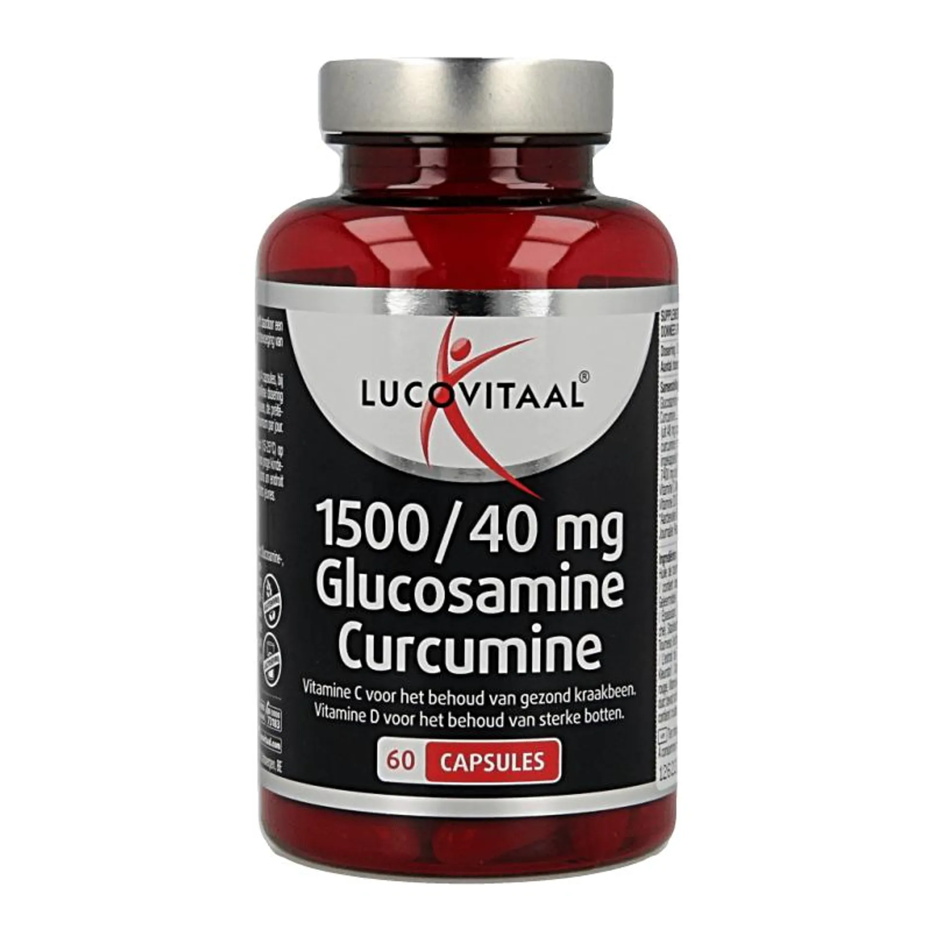 Lucovitaal Glucosamine & curcumine 1500/40mg 60 capsules