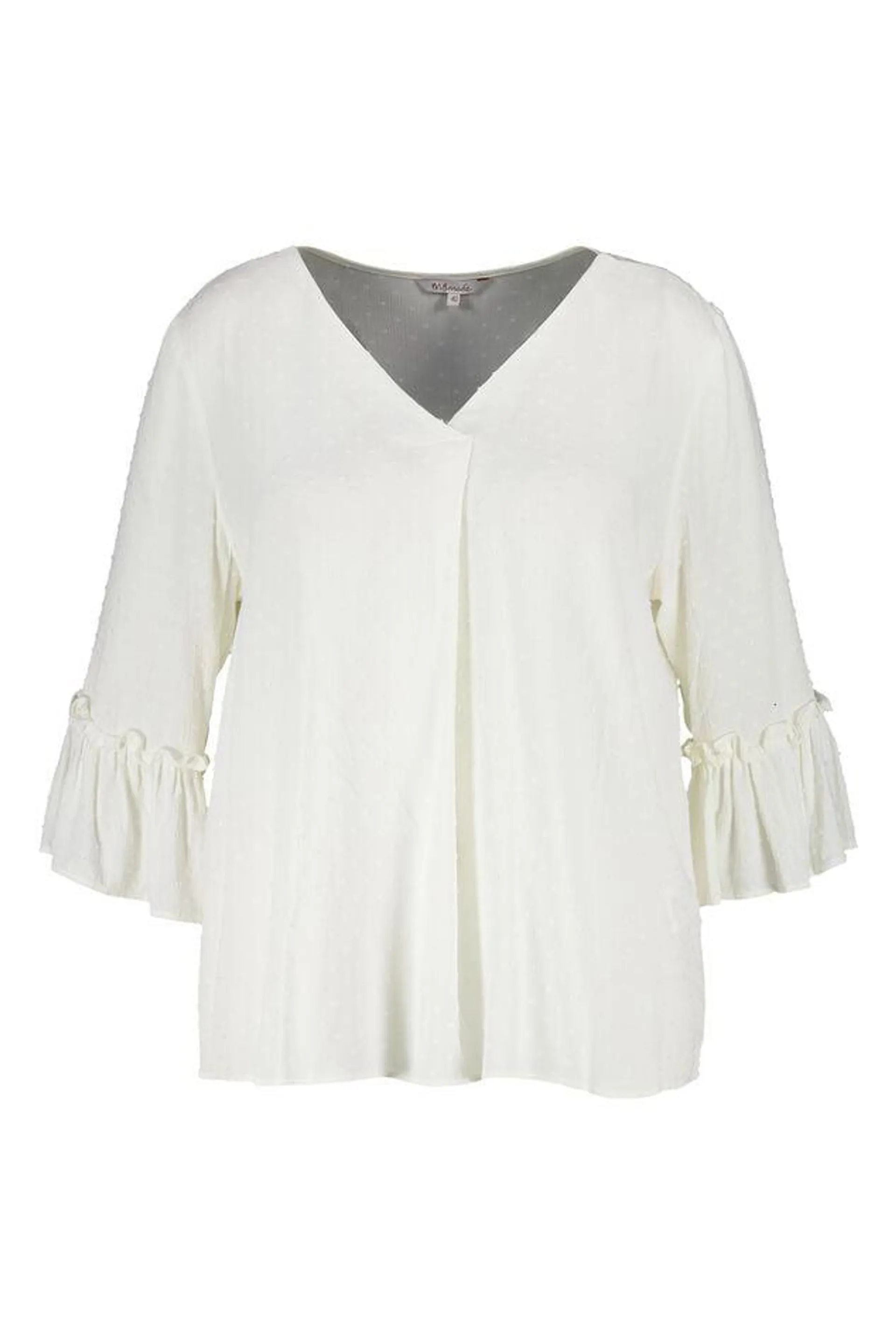 Blouse met speelse mouwen