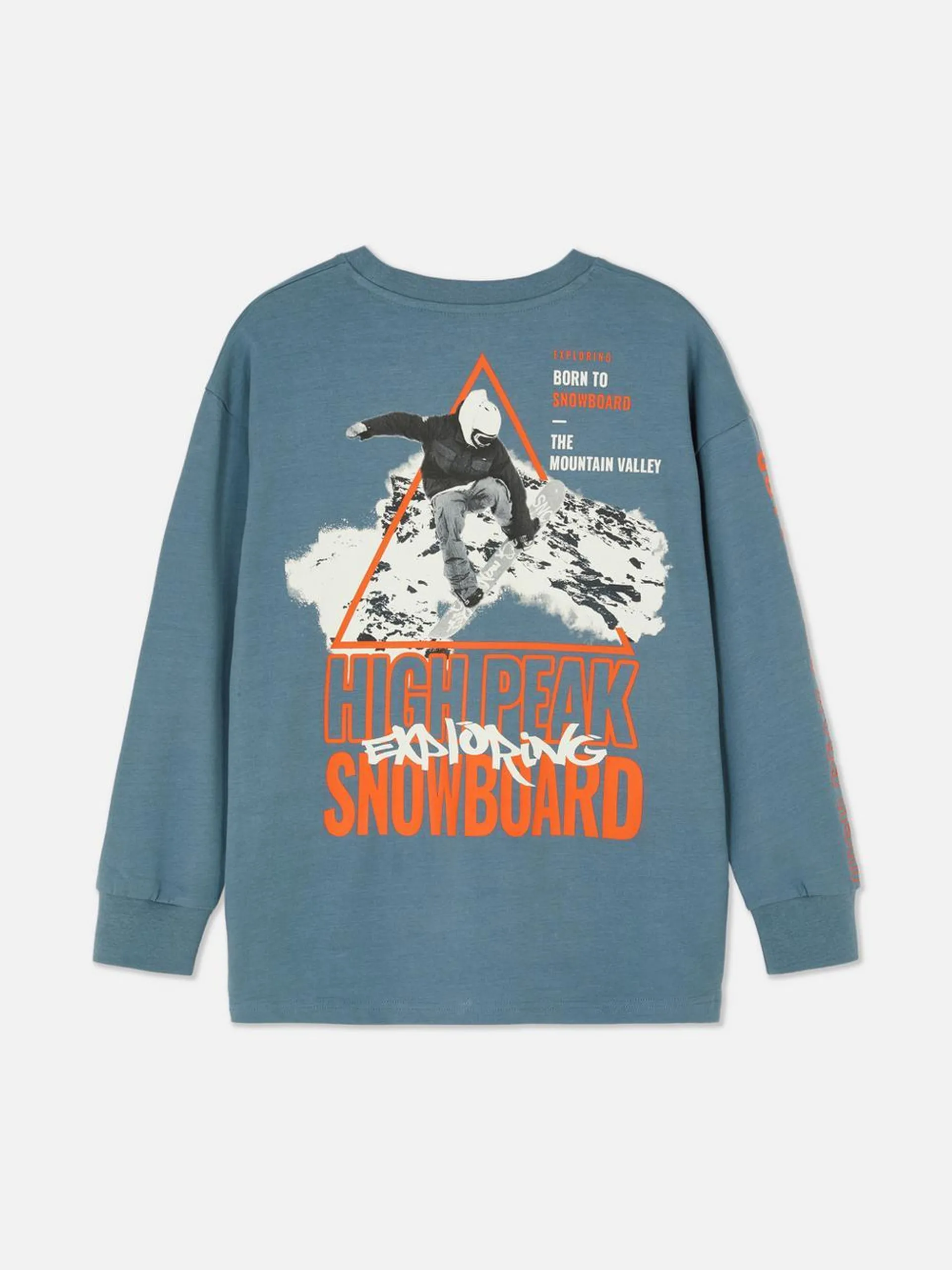 Snowboard-T-shirt met lange mouwen