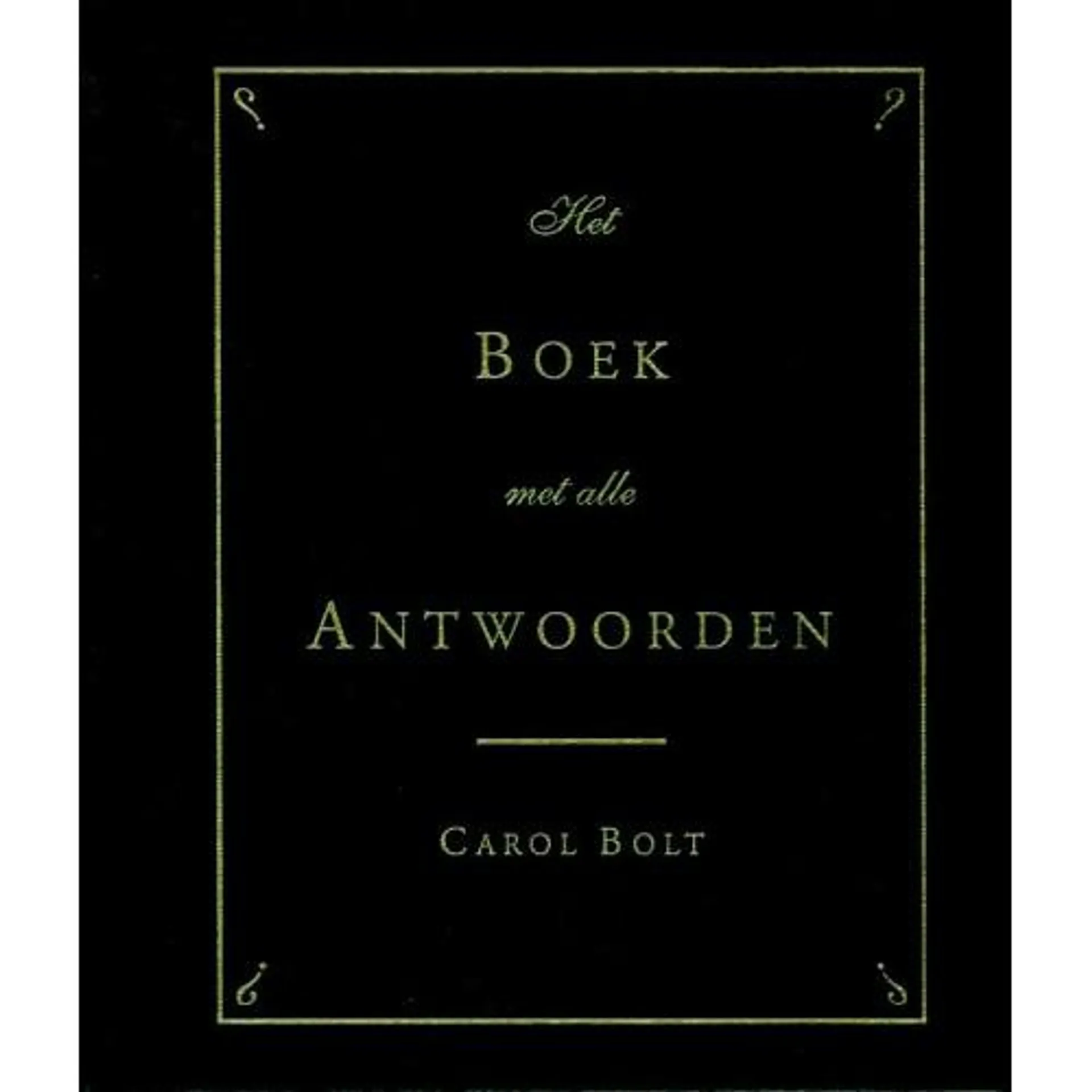 Het boek met alle Antwoorden