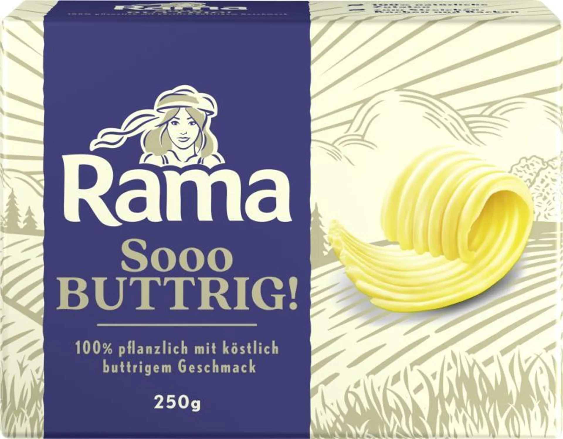 Rama Sooo Buttrig 100% pflanzlich ungesalzen 250 g