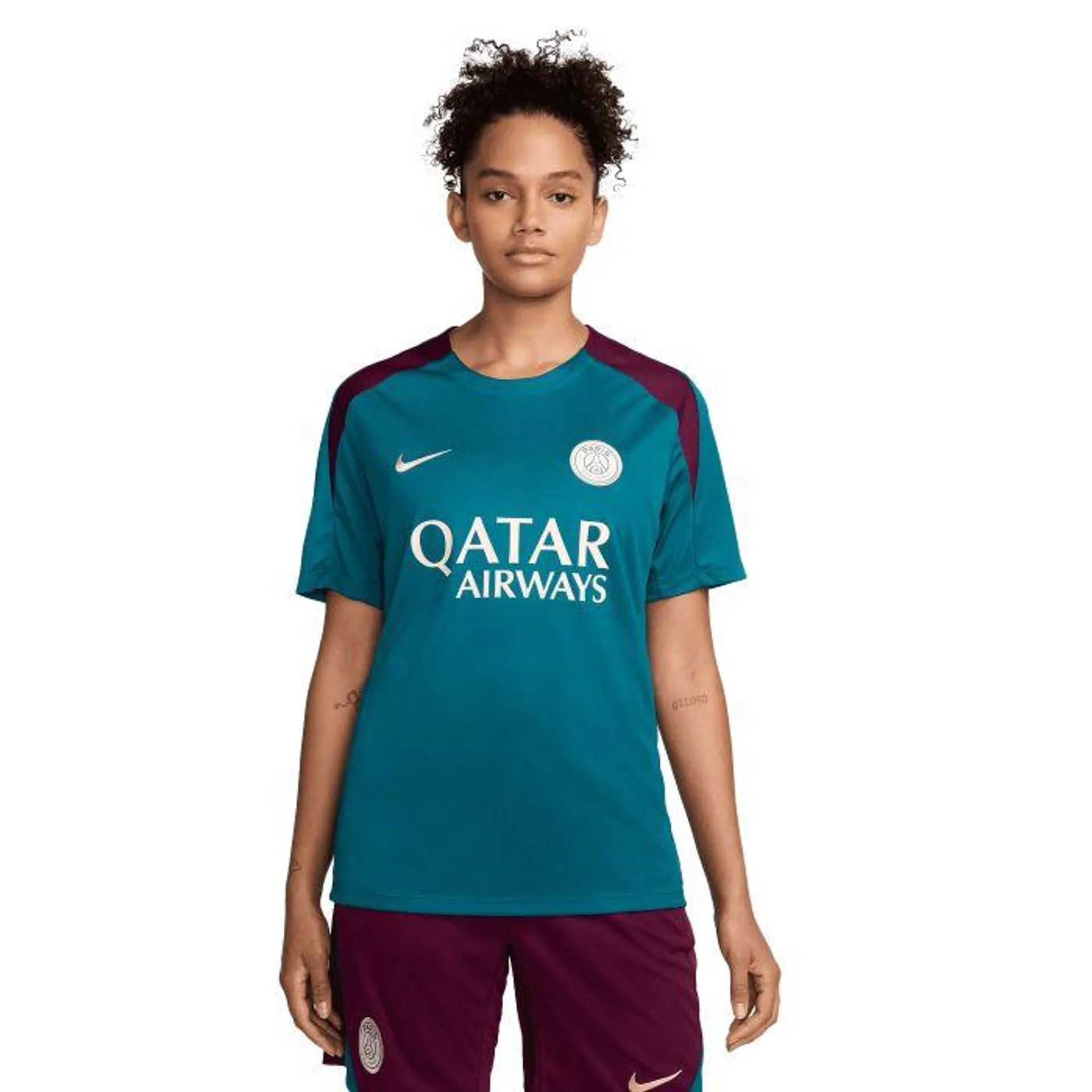 Paris Saint-Germain Strike Dri-FIT voetbalshirt heren geode teal bordeaux guava ice