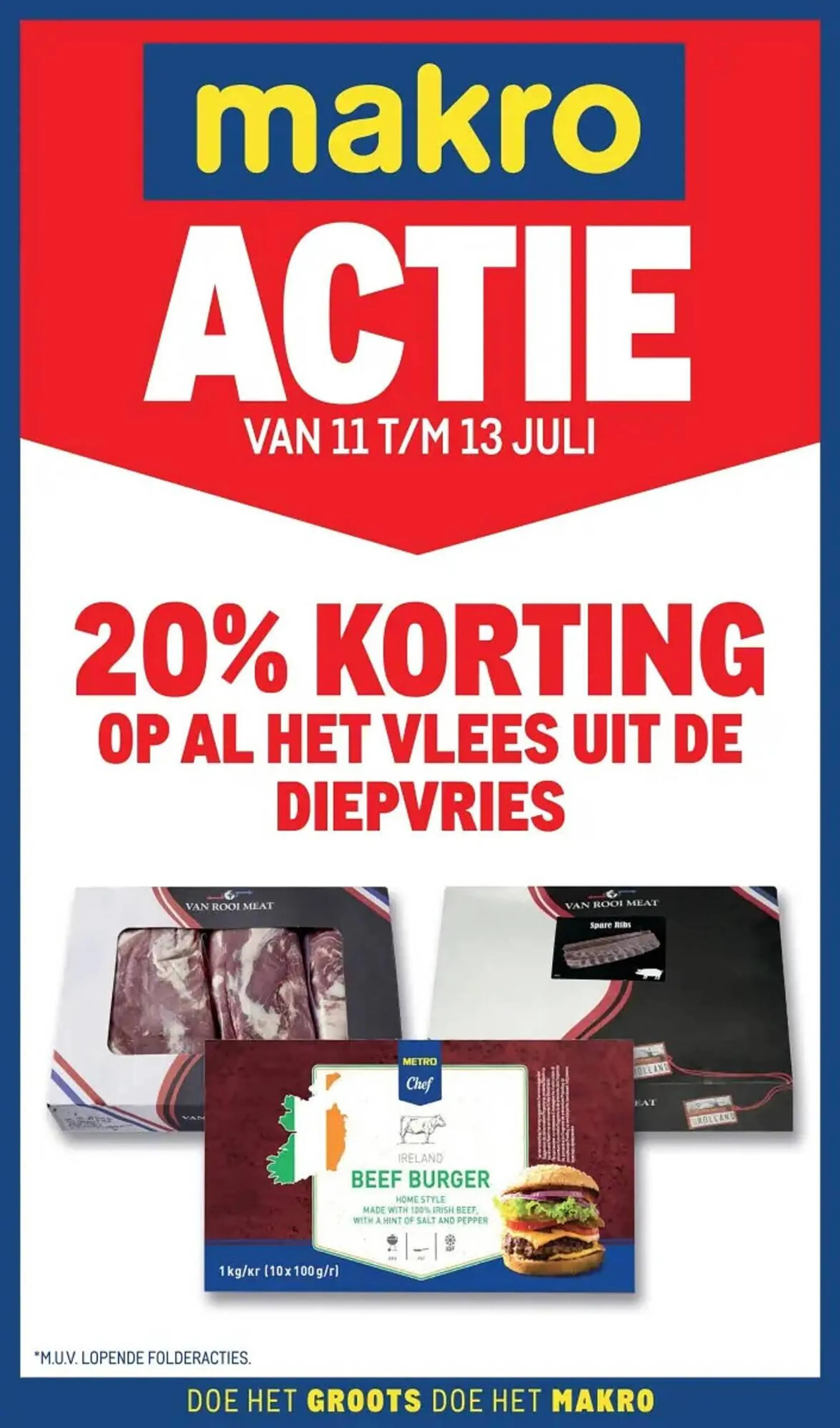 Makro folder van 11 juli tot 13 juli 2025 - Folder pagina 1