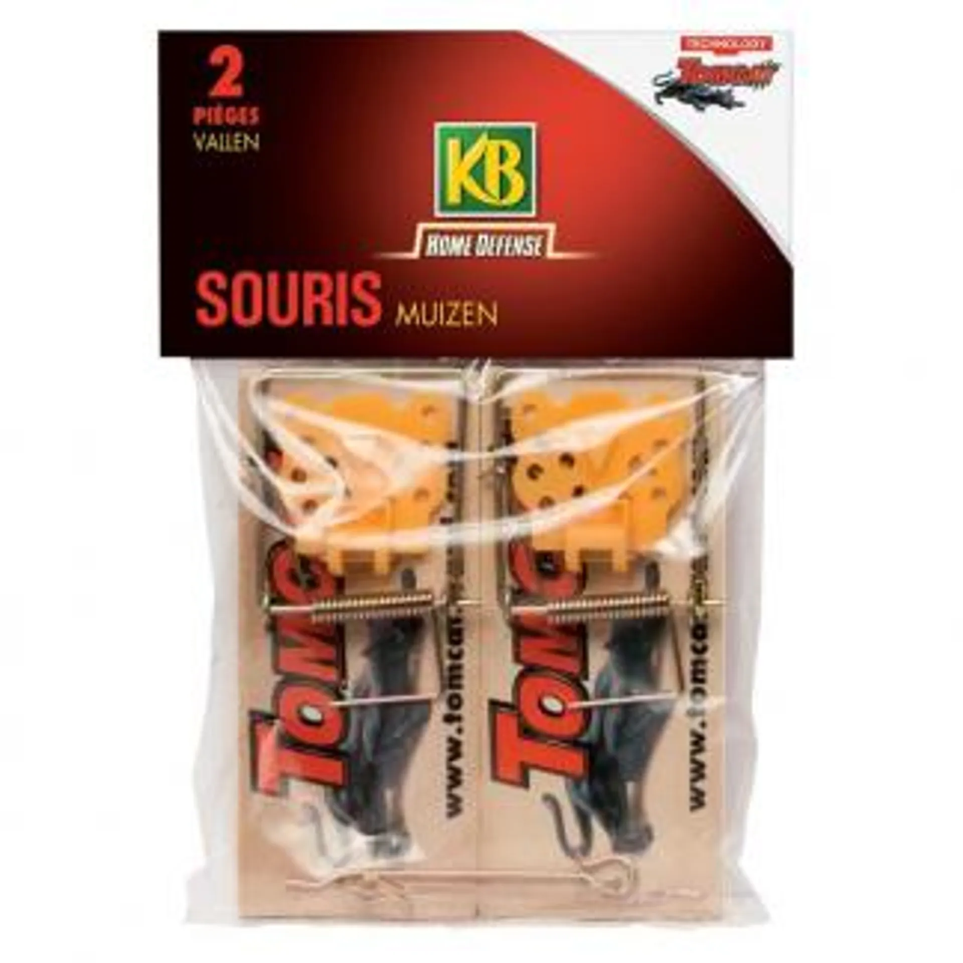 KB Home Defense muizenval Hout, 2 stuks