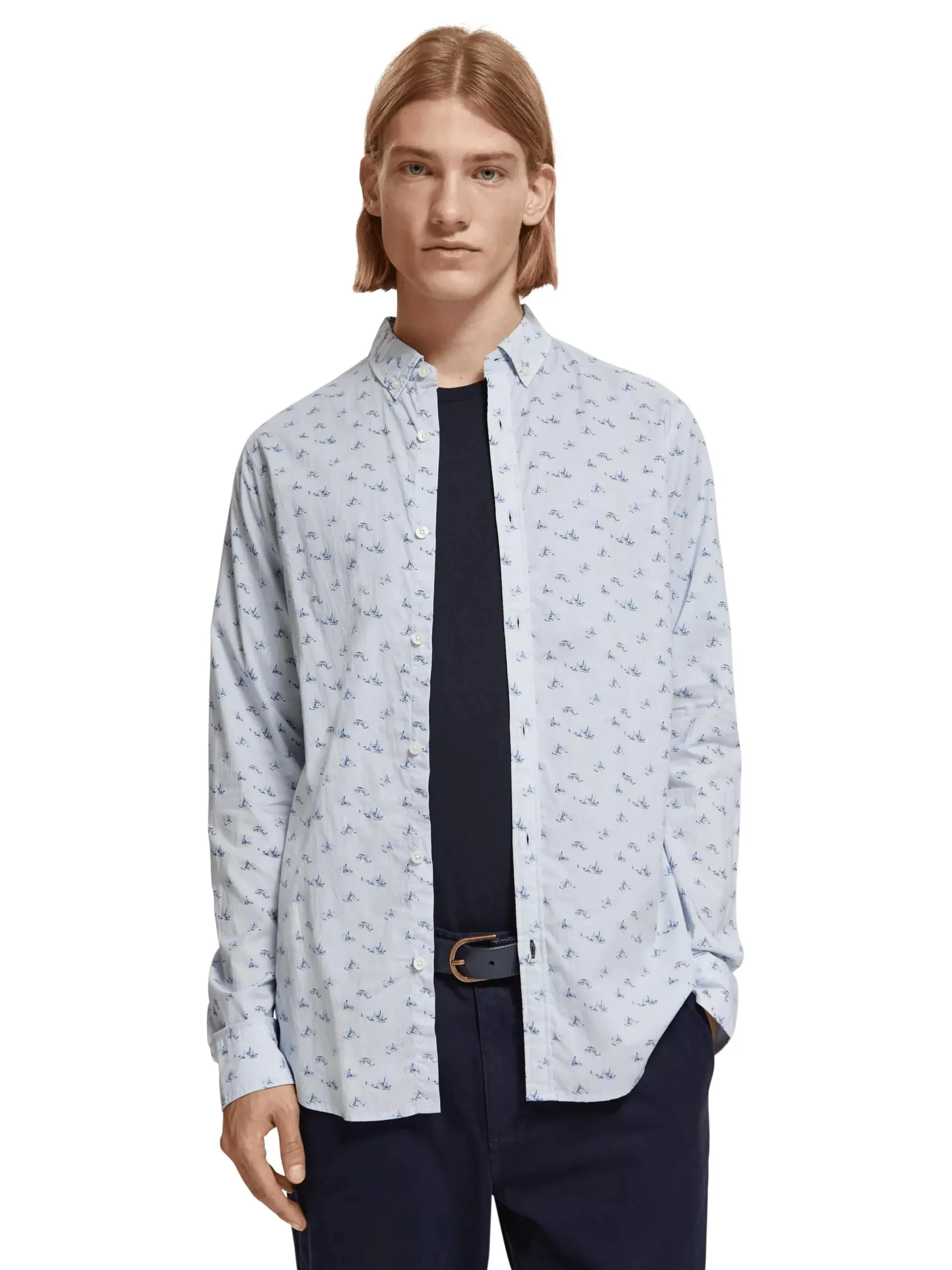 Slim fit printed shirt