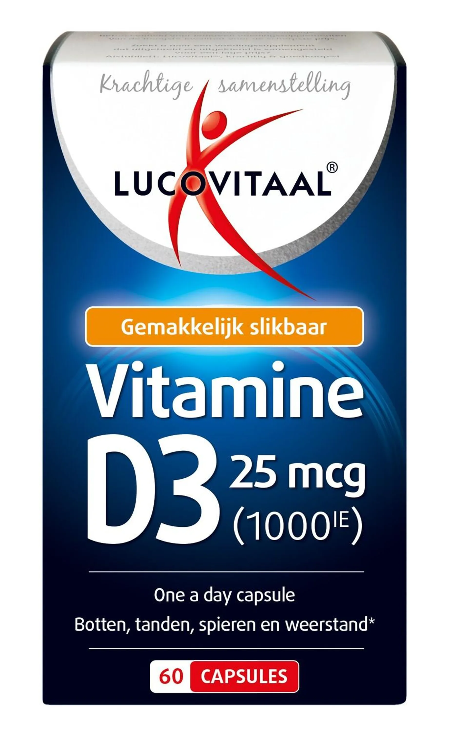 Lucovitaal Vitamine D3 25mcg 60 capsules