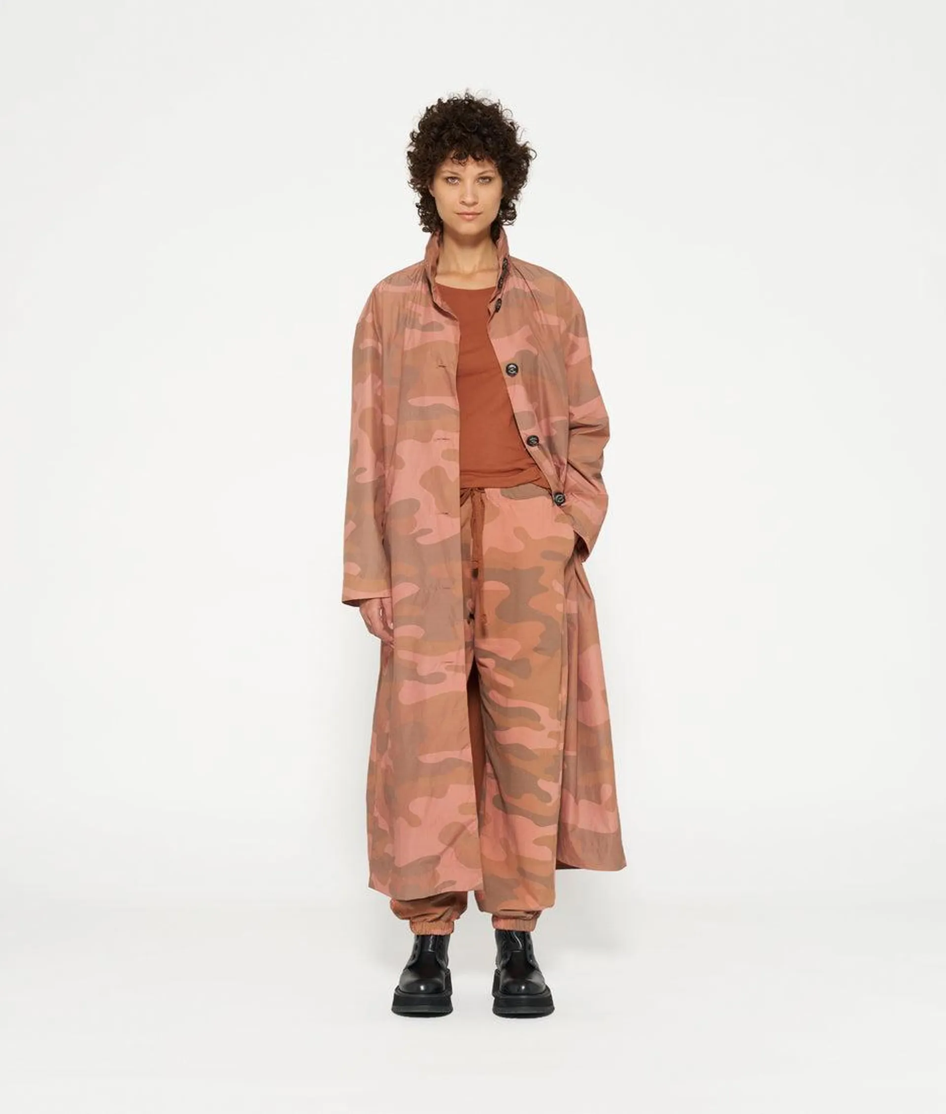 nylon coat camo