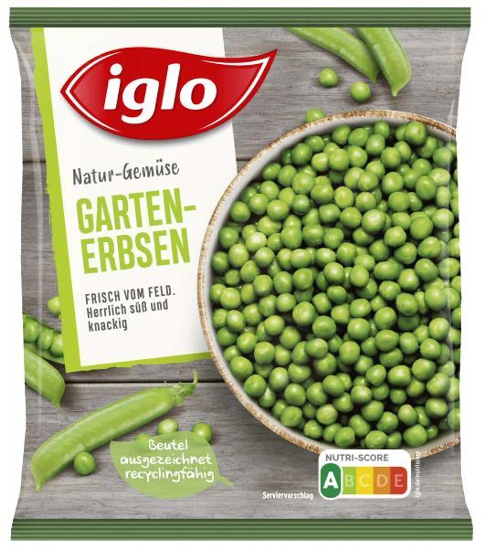 Iglo Natur-Gemüse Garten-Erbsen 700 g