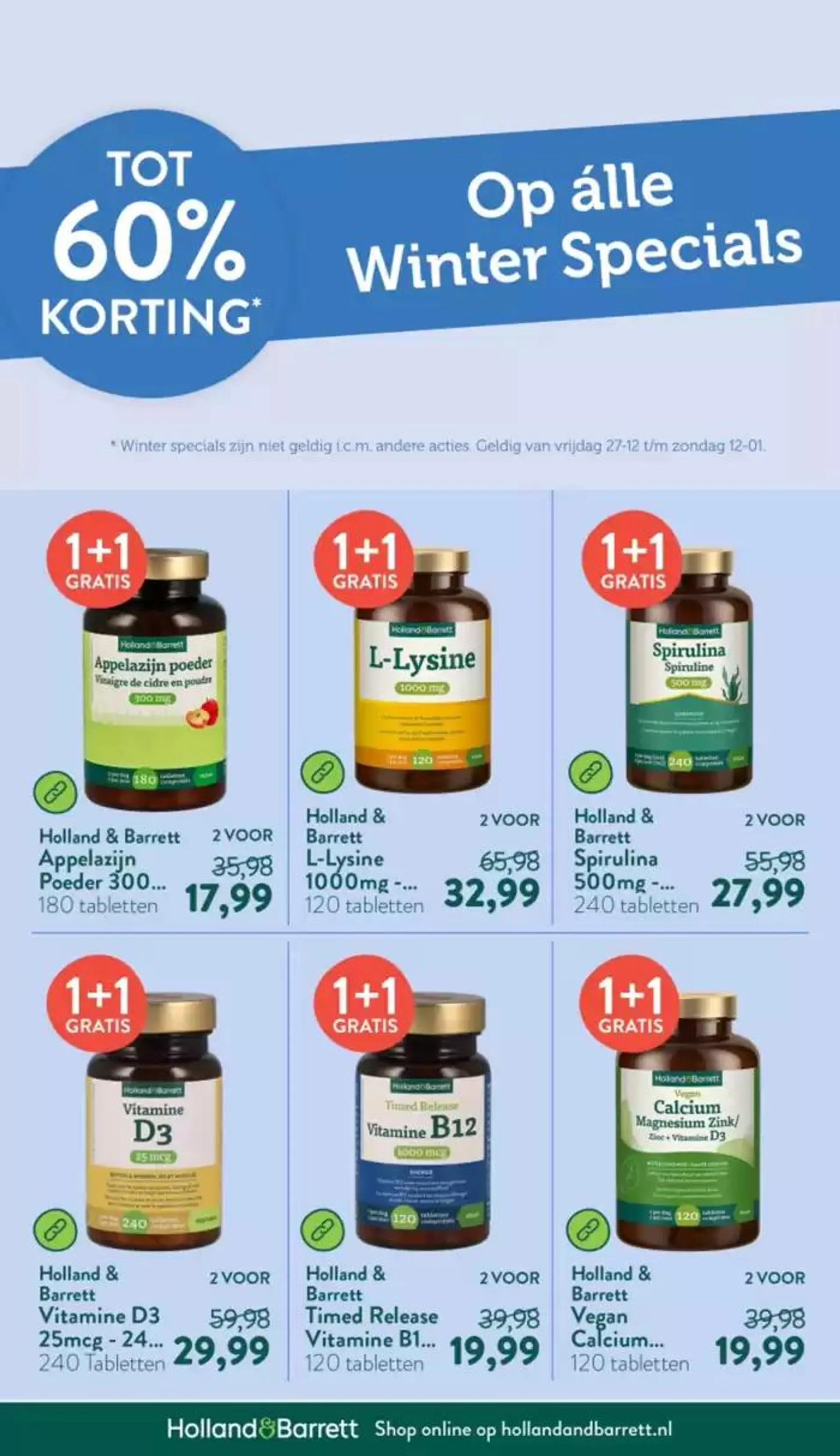 Holland & Barrett folder van 27 december tot 10 januari 2025 - Folder pagina 2