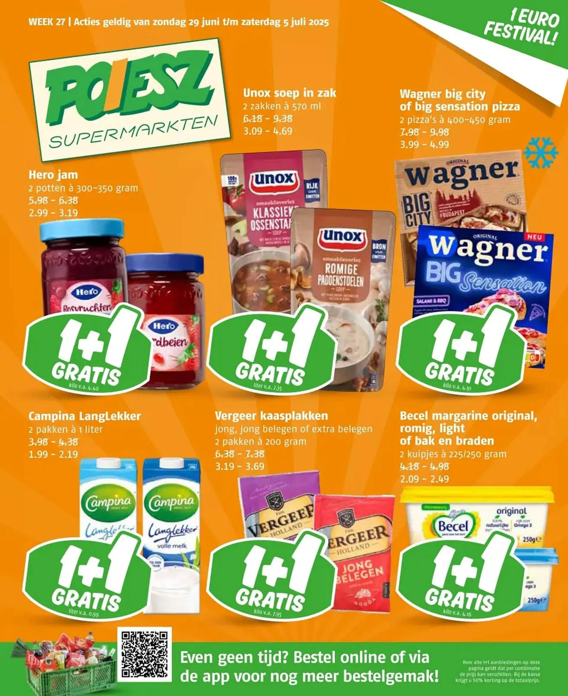 Poiesz folder van 29 juni tot 5 juli 2025 - Folder pagina 1