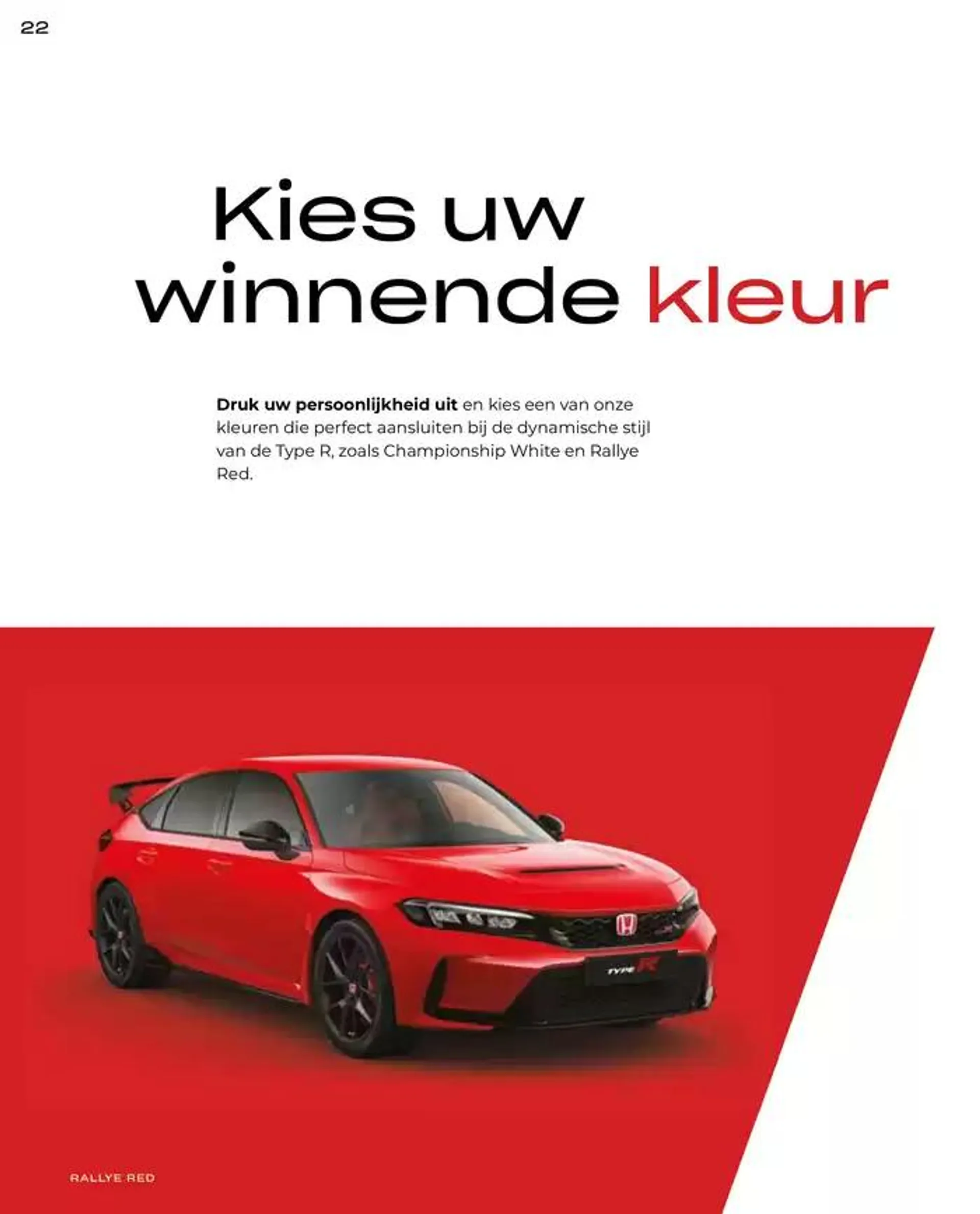 Civic Type R van 19 november tot 30 juni 2025 - Folder pagina 22