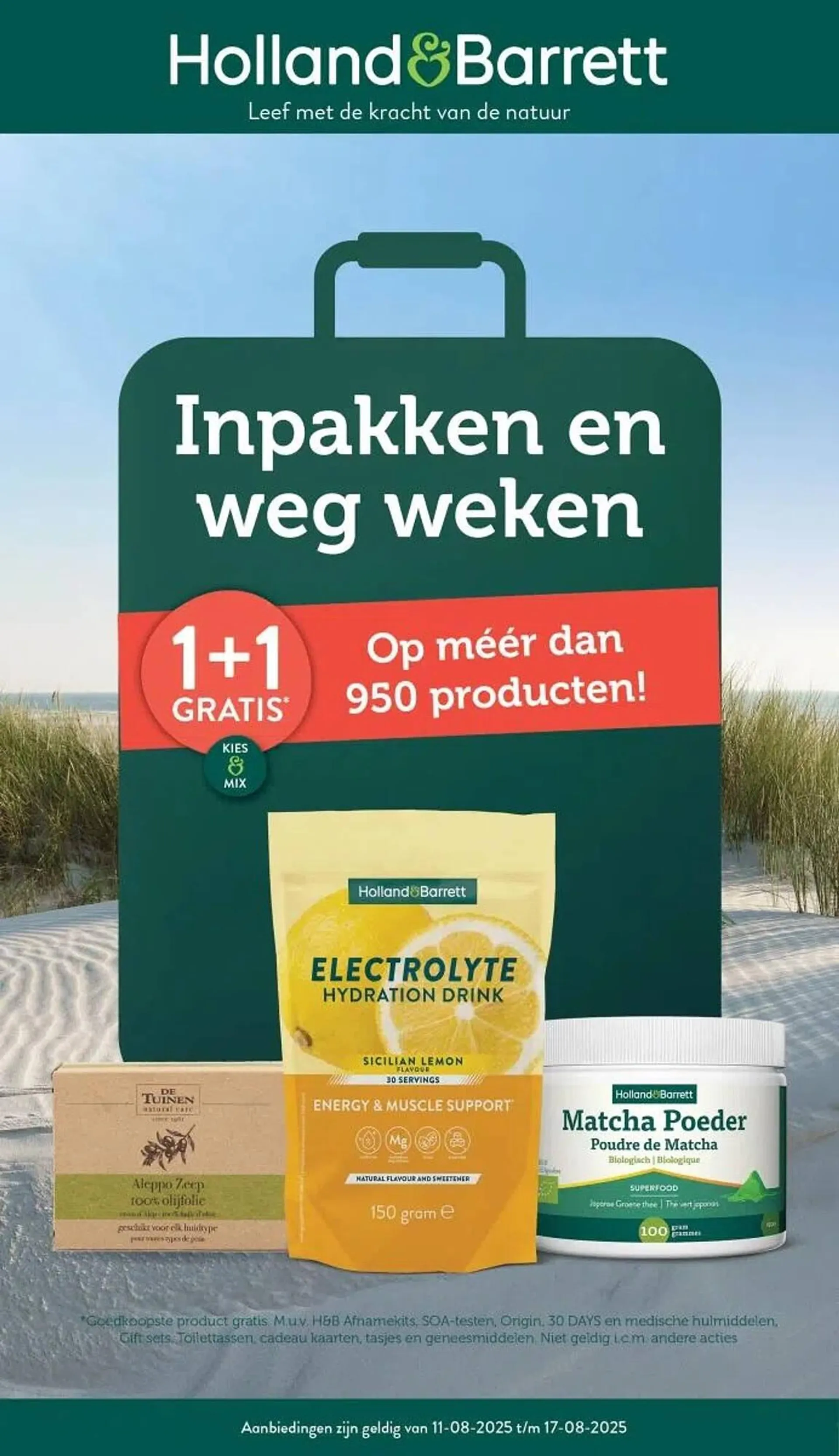 Holland & Barrett folder van 11 augustus tot 17 augustus 2025 - Folder pagina 1