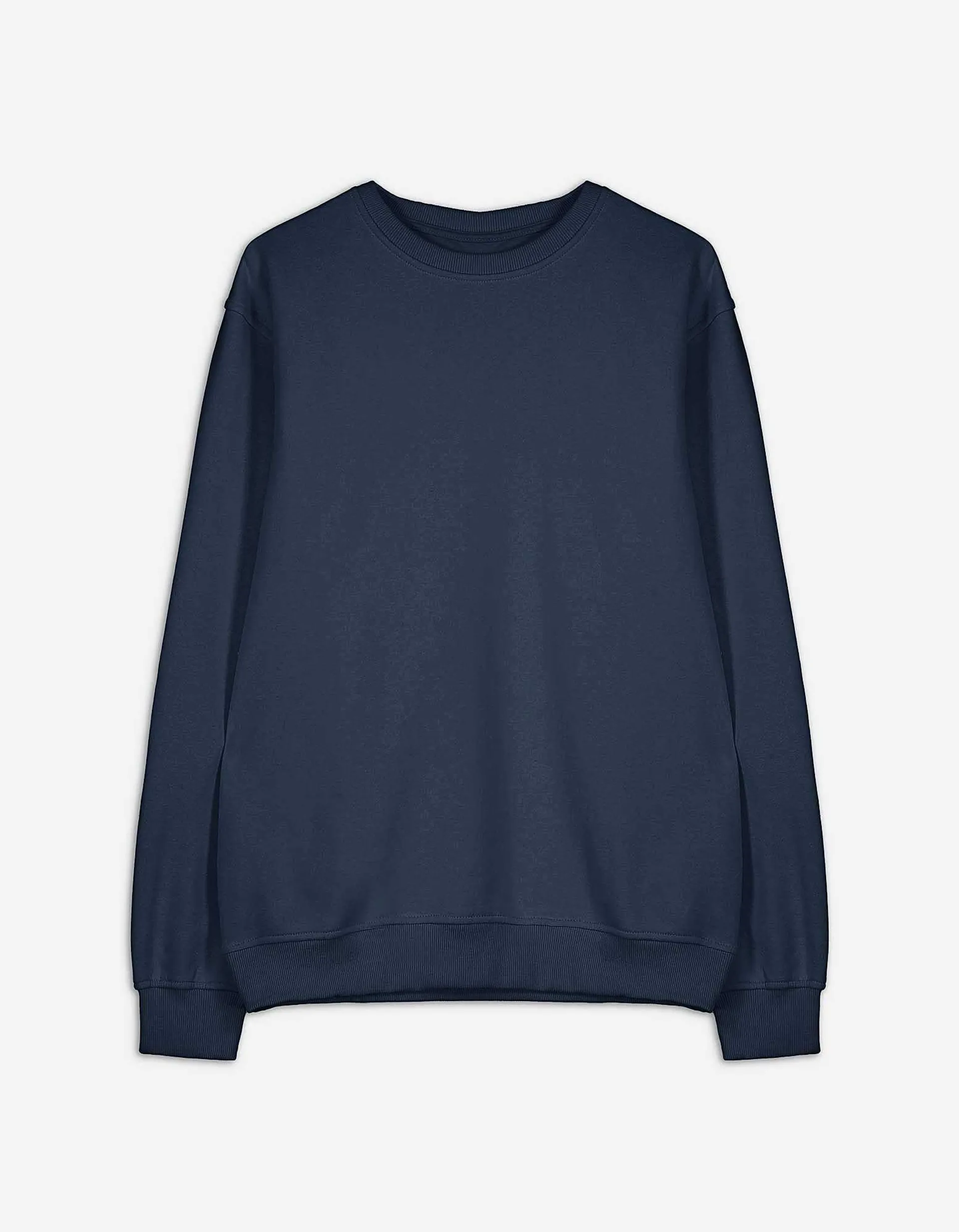 Sweatshirt - Relax Pasvorm - donkerblauw