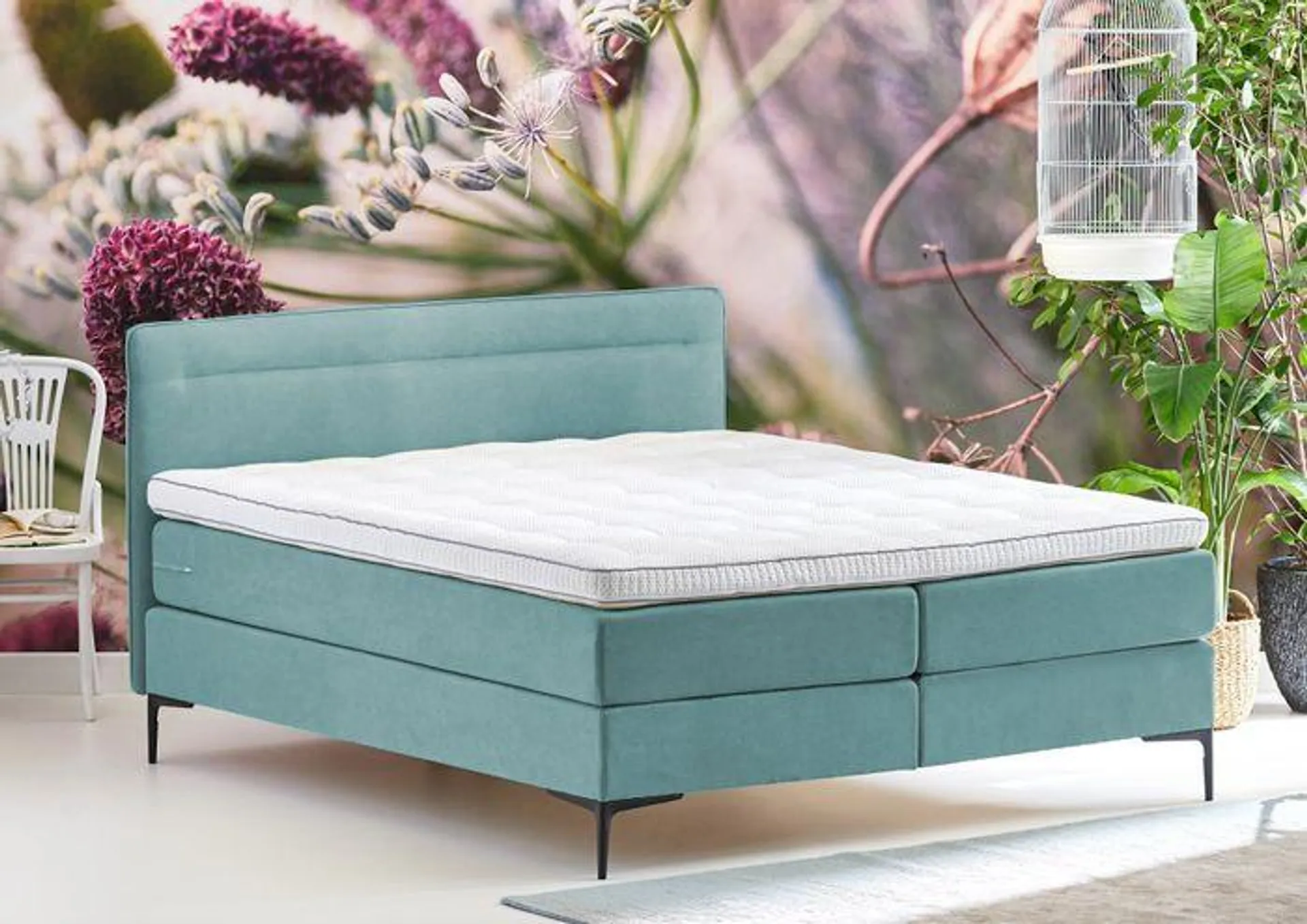 Cinderella Boxspring Tender Wave Compleet - Groen