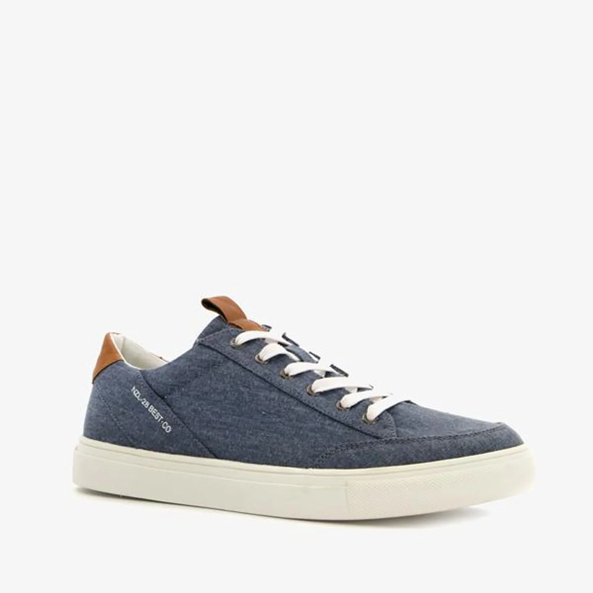 Blue Box heren sneakers denim blauw