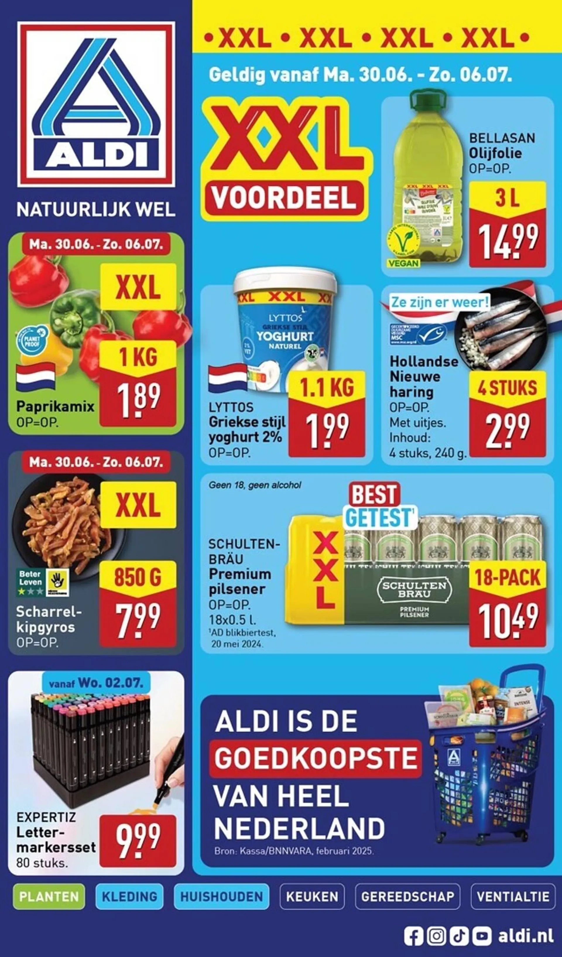 ALDI folder van 30 juni tot 6 juli 2025 - Folder pagina 1