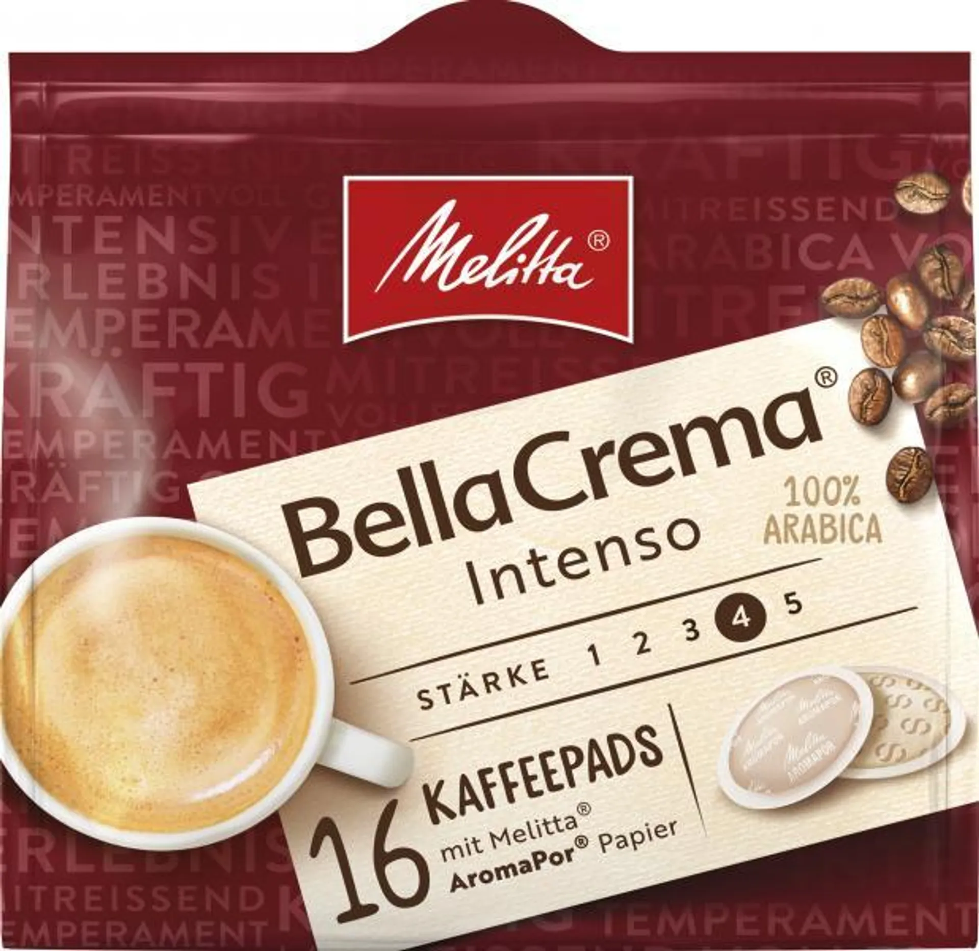 Melitta Kaffee Bella Crema Pads vollmundig & intensiv