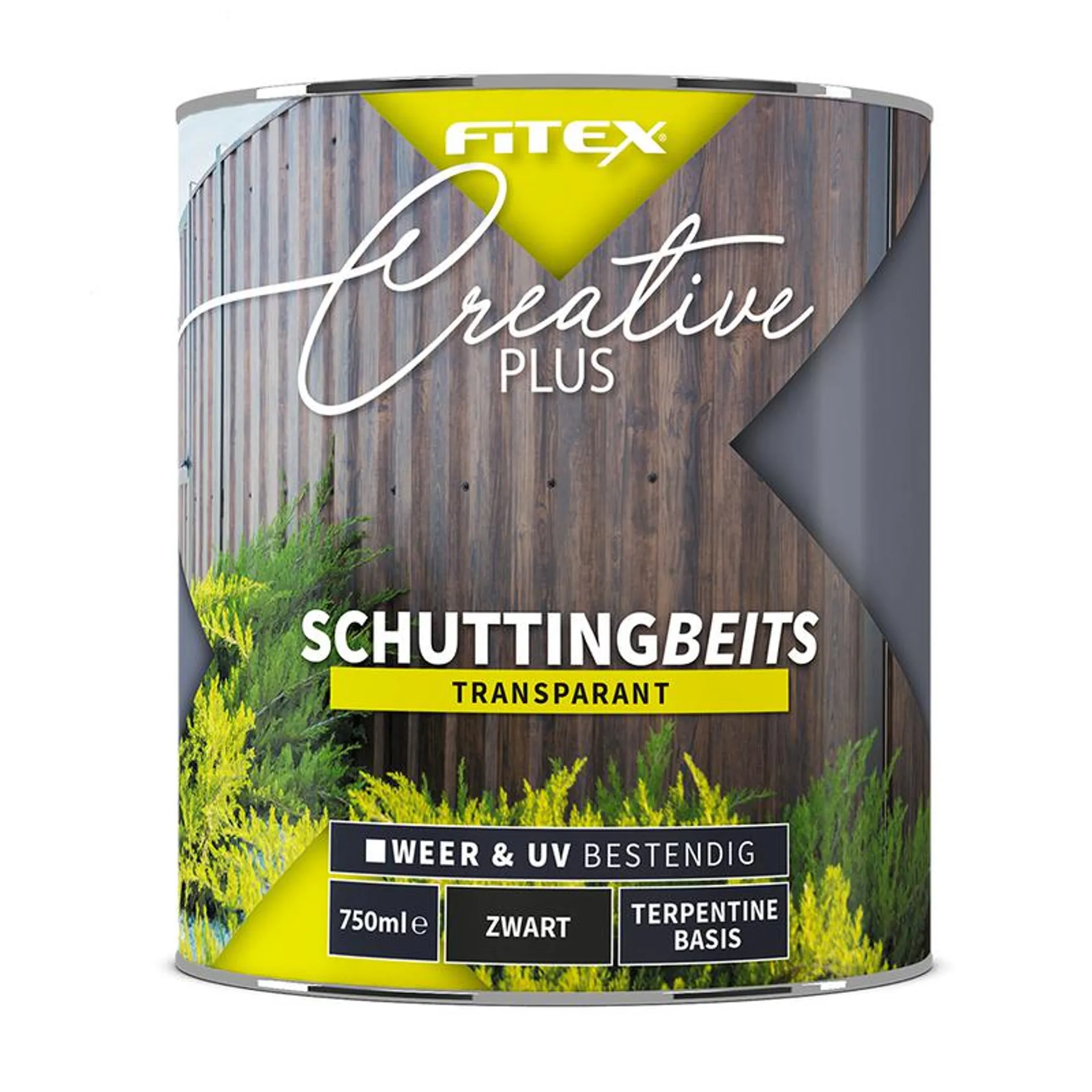 Fitex Creative+ Schuttingbeits Zwart