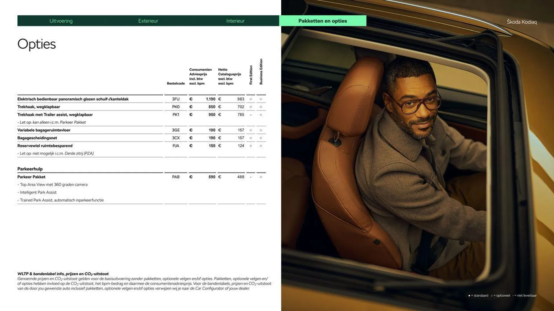 Škoda Kodiaq prijslijst per 19 maart 2024 van 27 maart tot 27 maart 2025 - Folder pagina 16