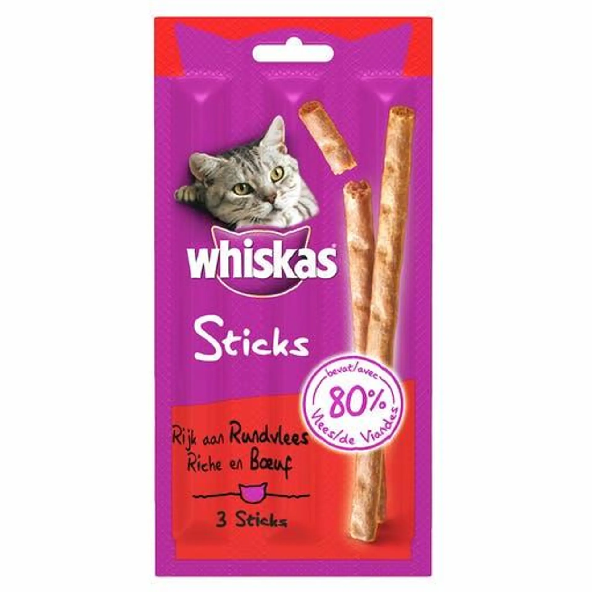 Kattensnack sticks