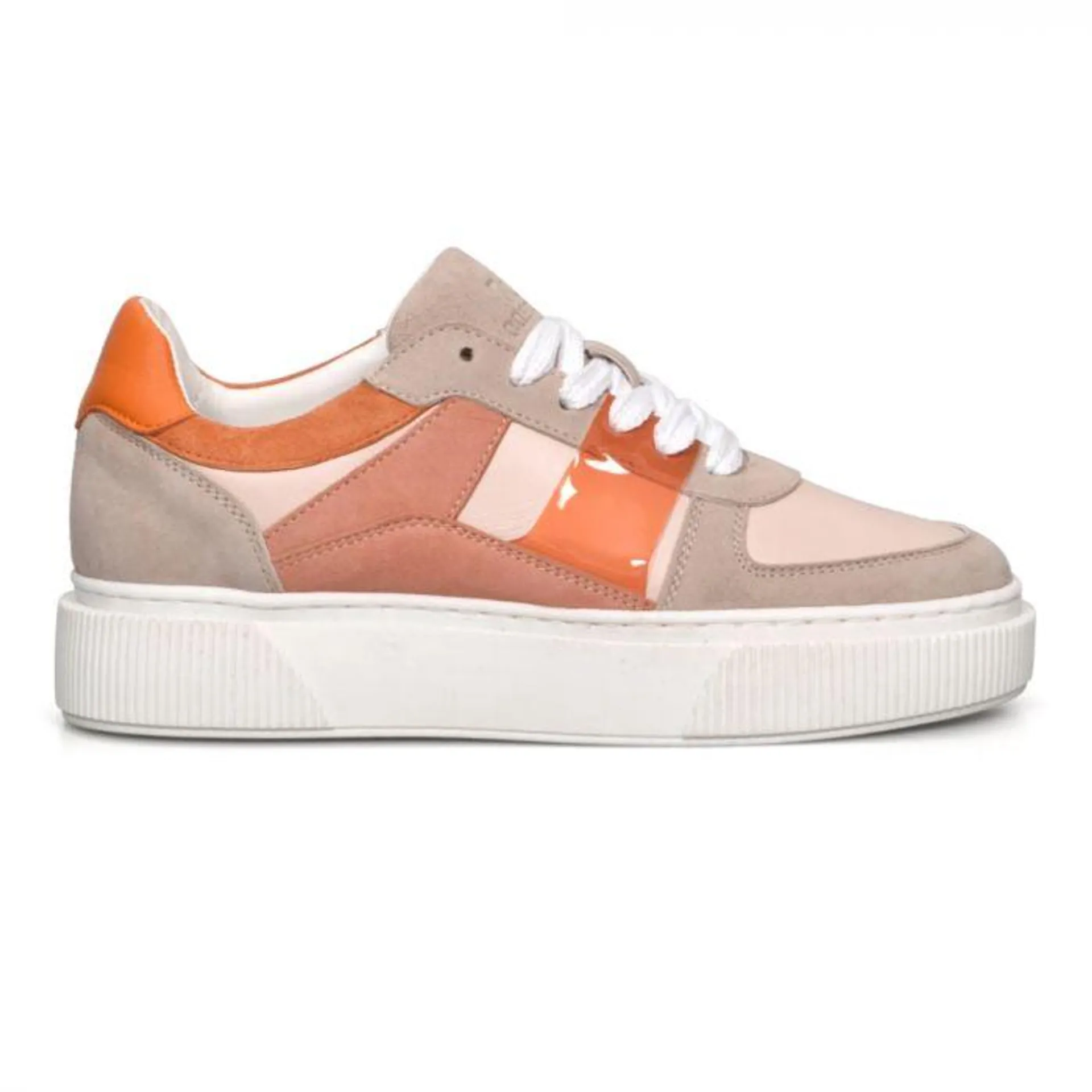 Alloy CDLW241053 vrijetijdsschoenen dames oxford tan burnt orange