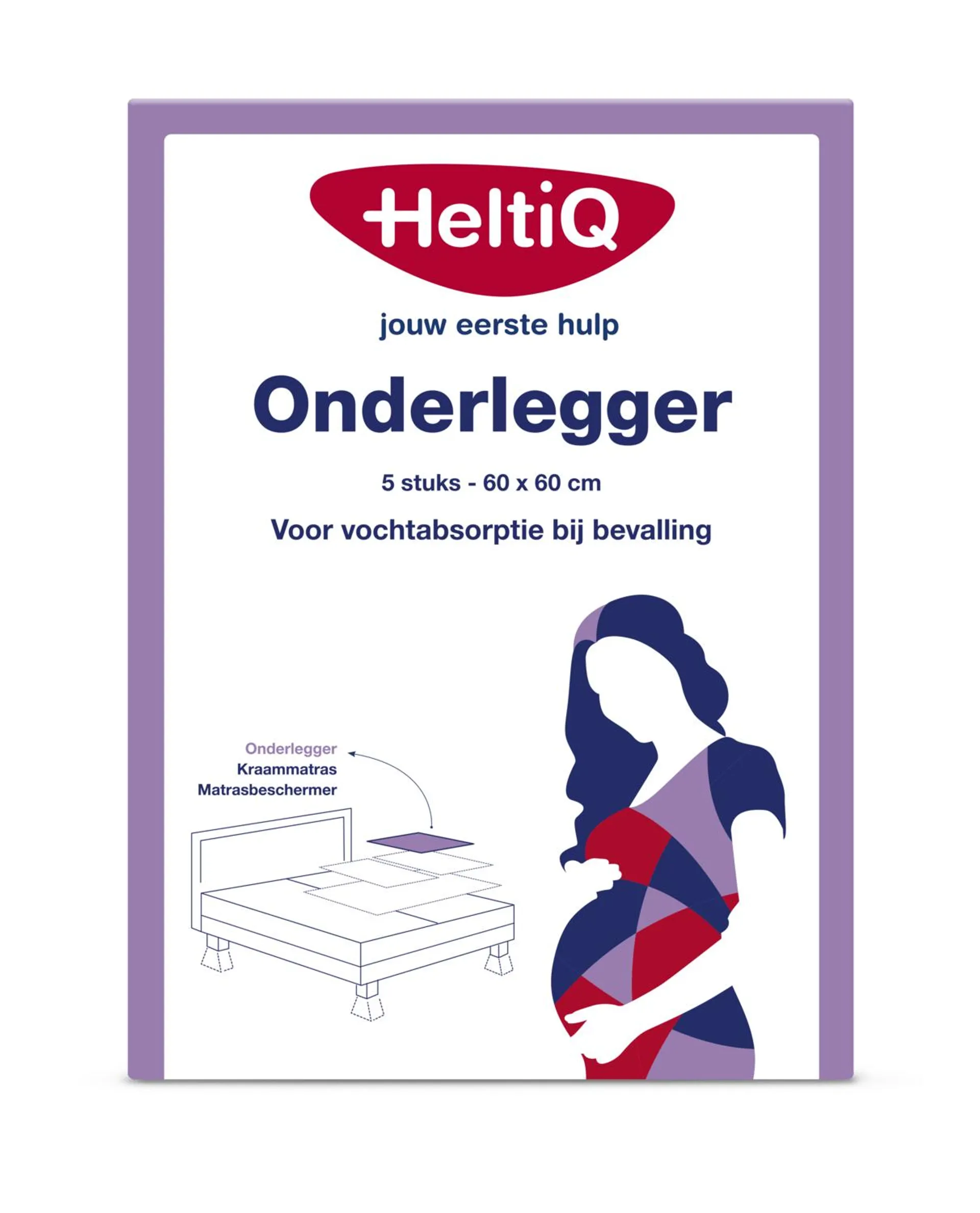 Heltiq Onderlegger 60 x 60 5 stuks