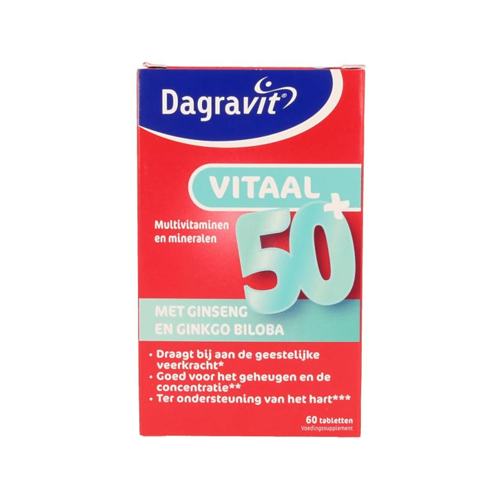 Dagravit Vitaal 50+ blister 60 tabletten