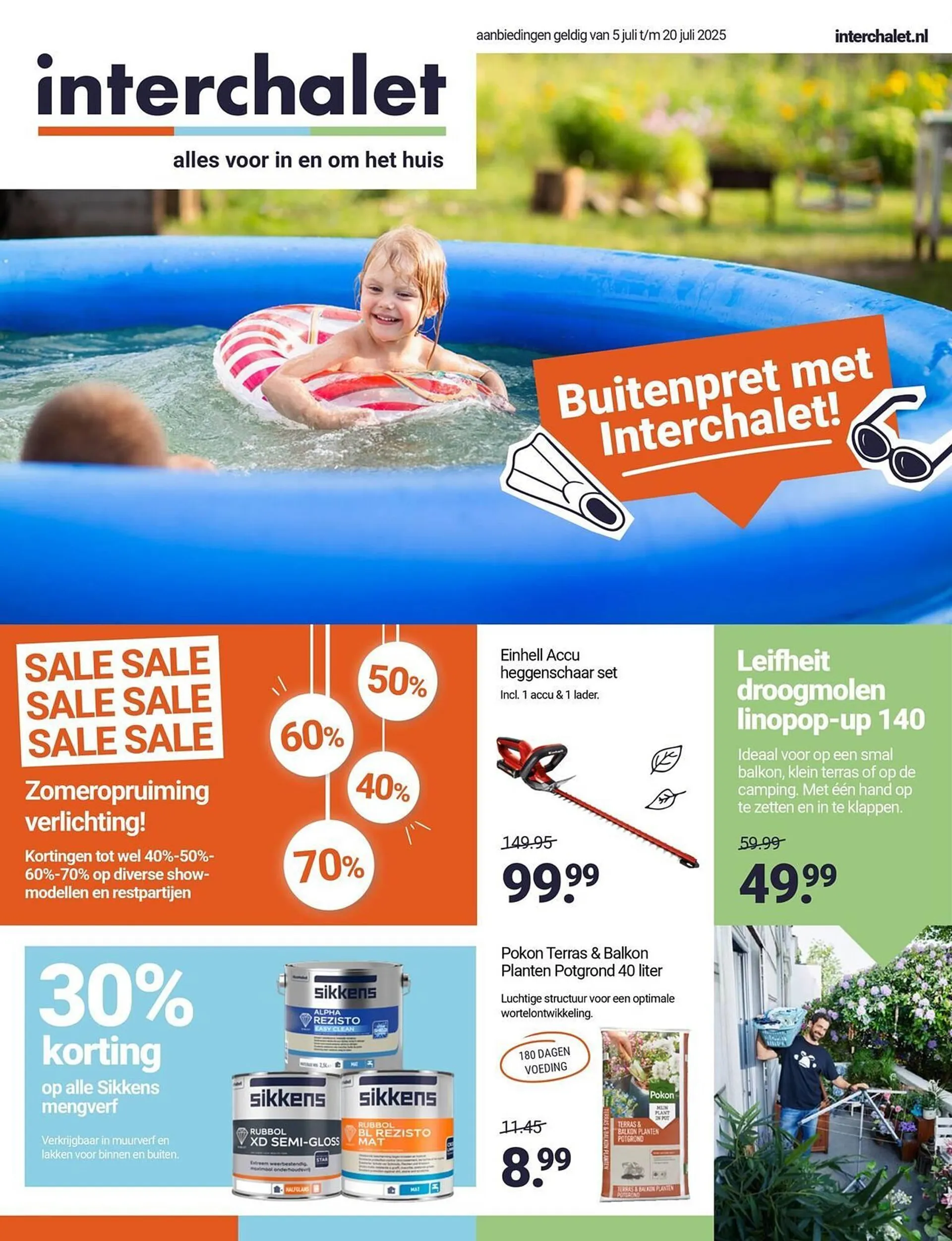 Inter Chalet folder van 7 juli tot 20 juli 2025 - Folder pagina 1