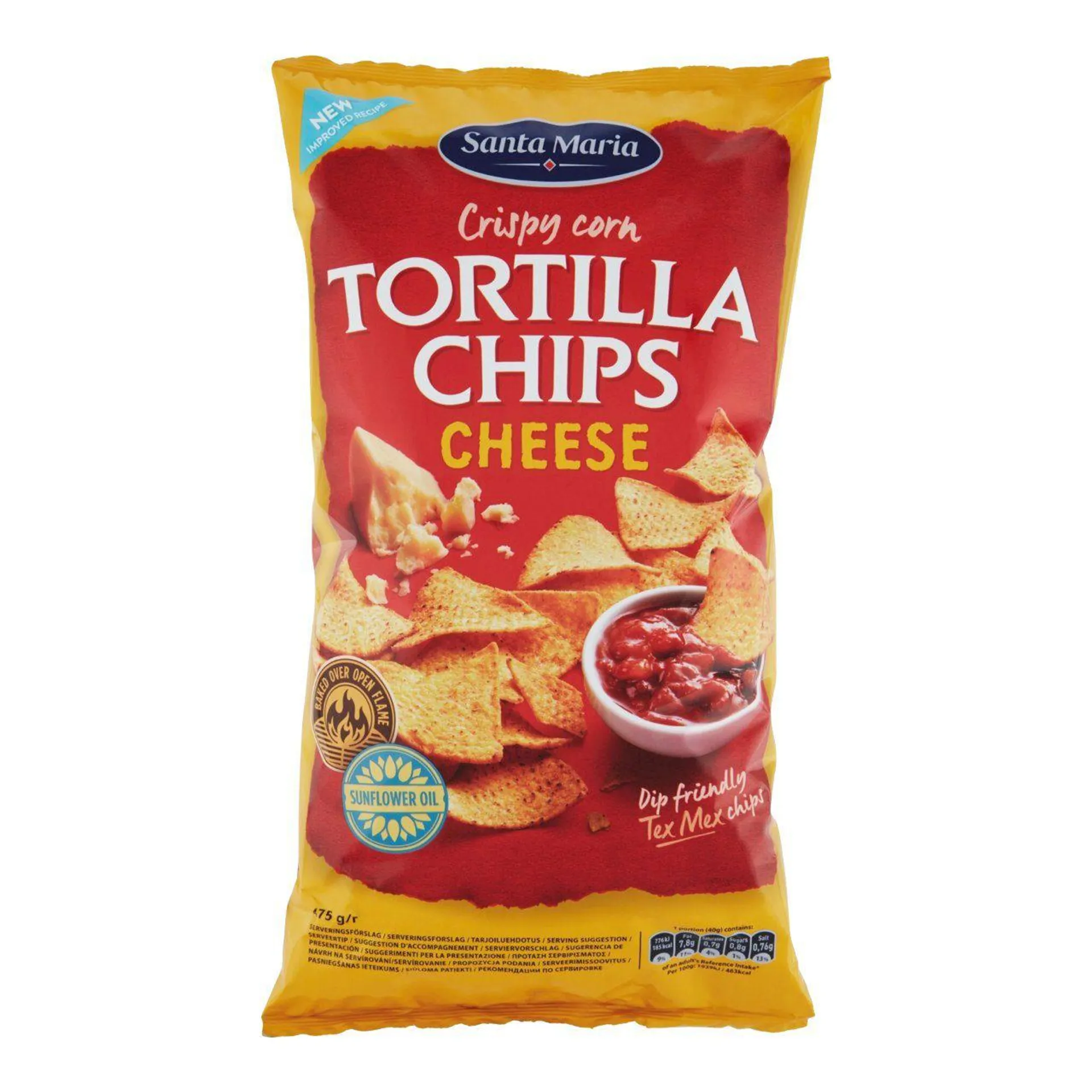 Tortilla chips kaas