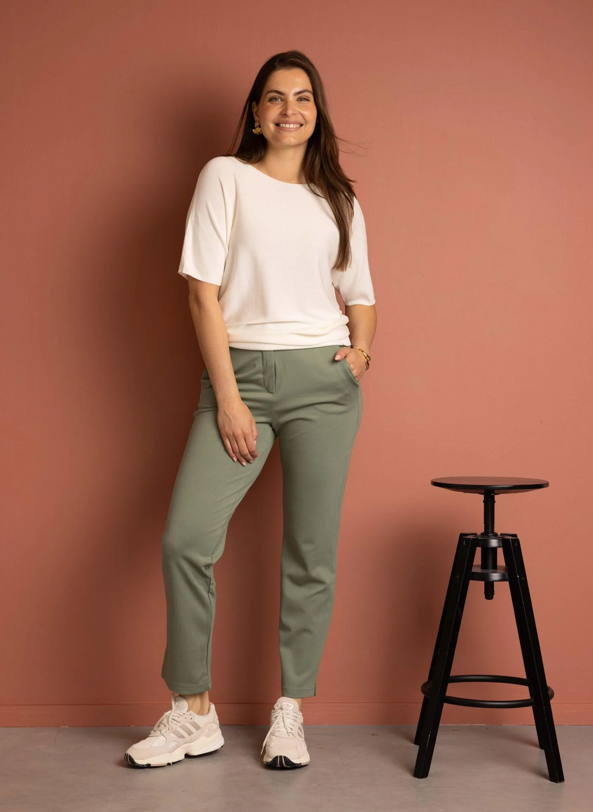 Claudia broek groen